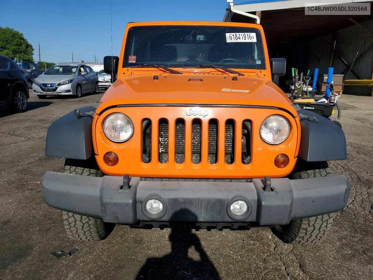 2013 Jeep Wrangler Unlimited Sport VIN: 1C4BJWDG5DL520568 Lot: 61841916