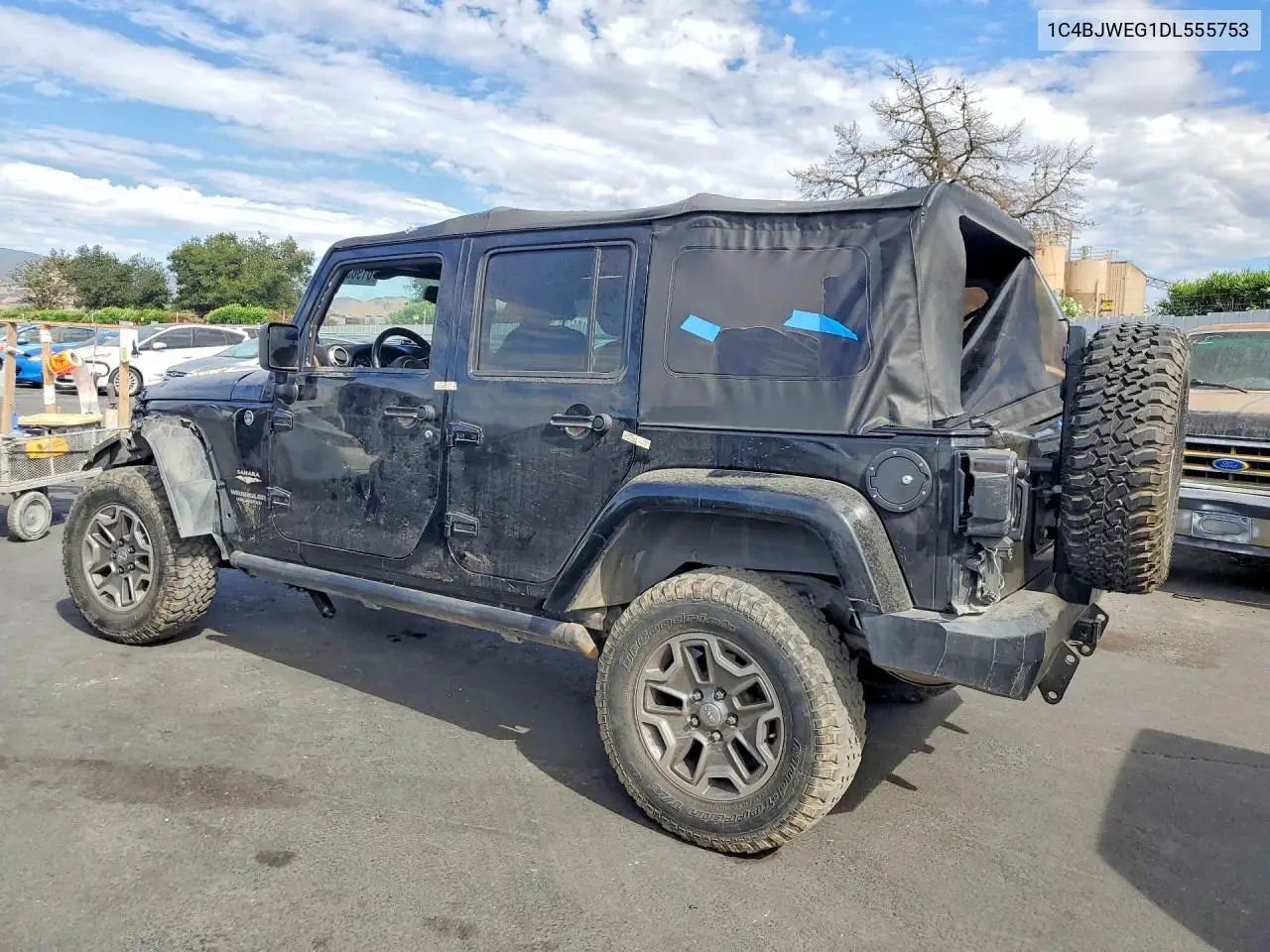 2013 Jeep Wrangler Unlimited Sahara VIN: 1C4BJWEG1DL555753 Lot: 61965016