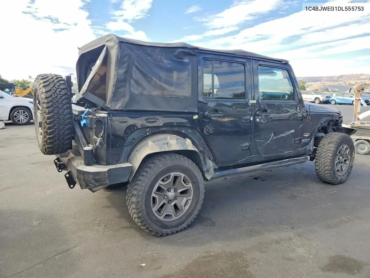 2013 Jeep Wrangler Unlimited Sahara VIN: 1C4BJWEG1DL555753 Lot: 61965016