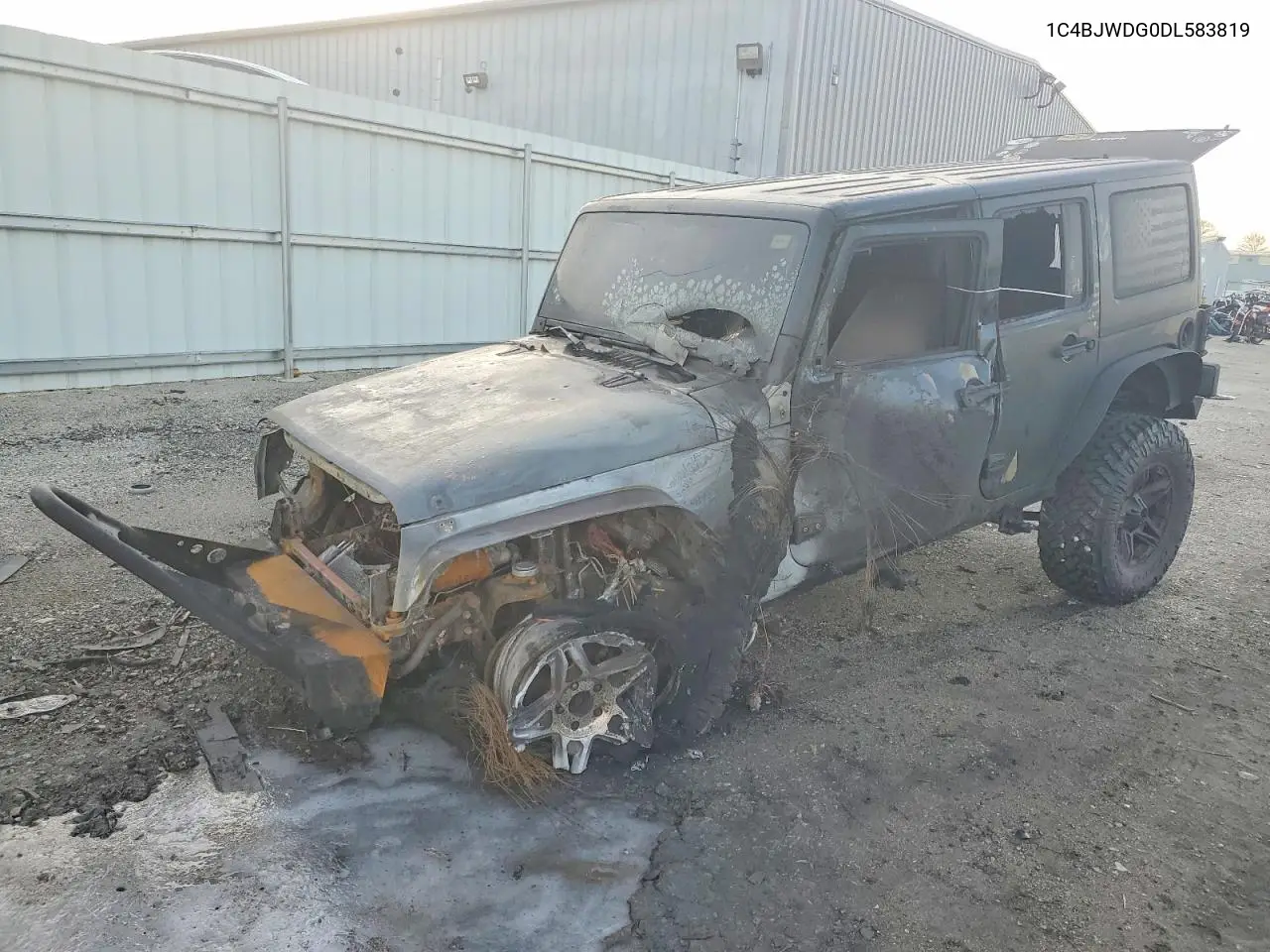 2013 Jeep Wrangler Unlimited Sport VIN: 1C4BJWDG0DL583819 Lot: 97593835