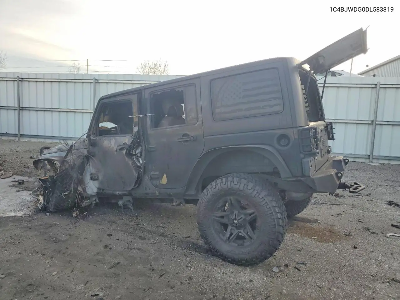 2013 Jeep Wrangler Unlimited Sport VIN: 1C4BJWDG0DL583819 Lot: 97593835