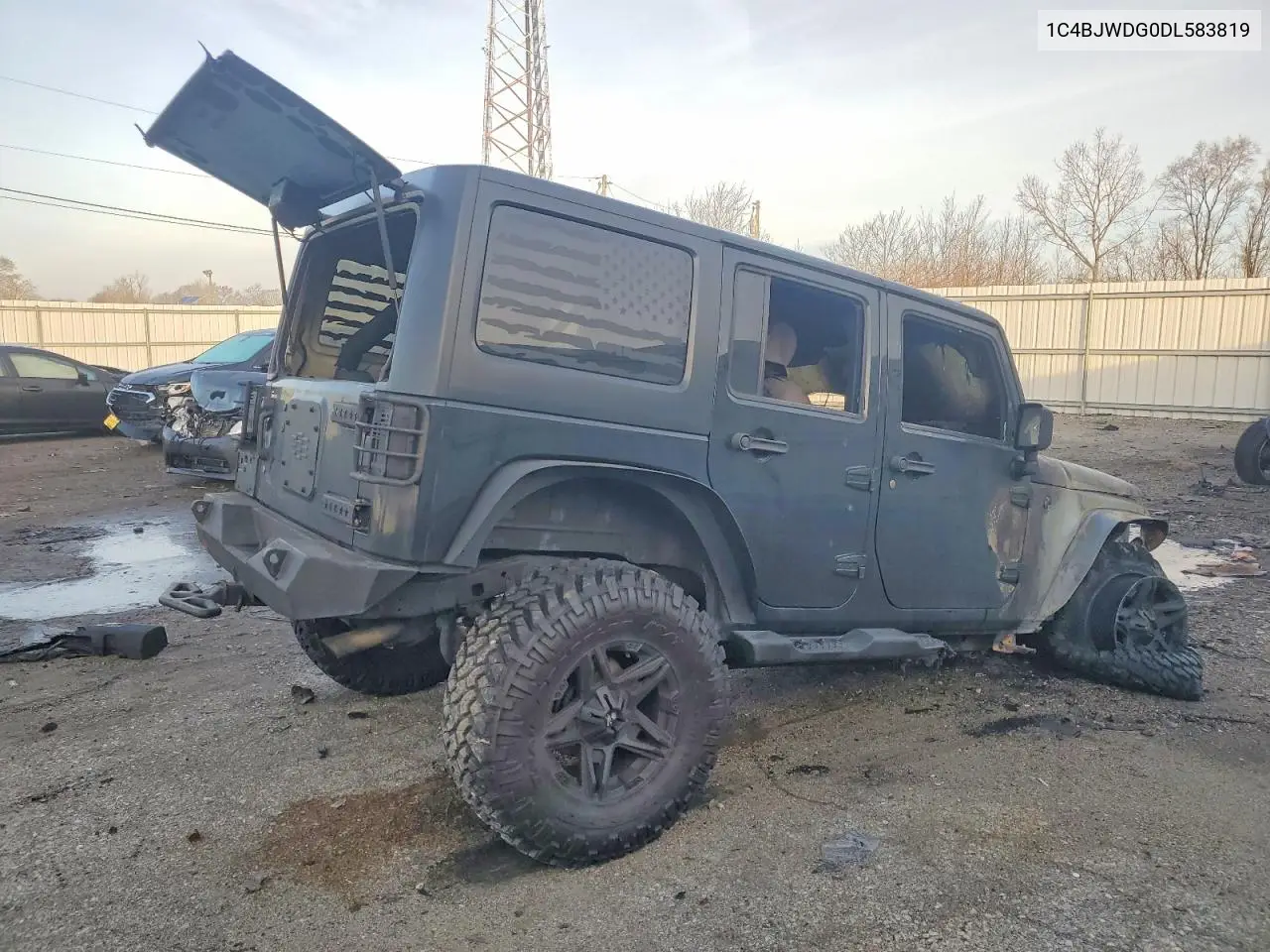2013 Jeep Wrangler Unlimited Sport VIN: 1C4BJWDG0DL583819 Lot: 97593835
