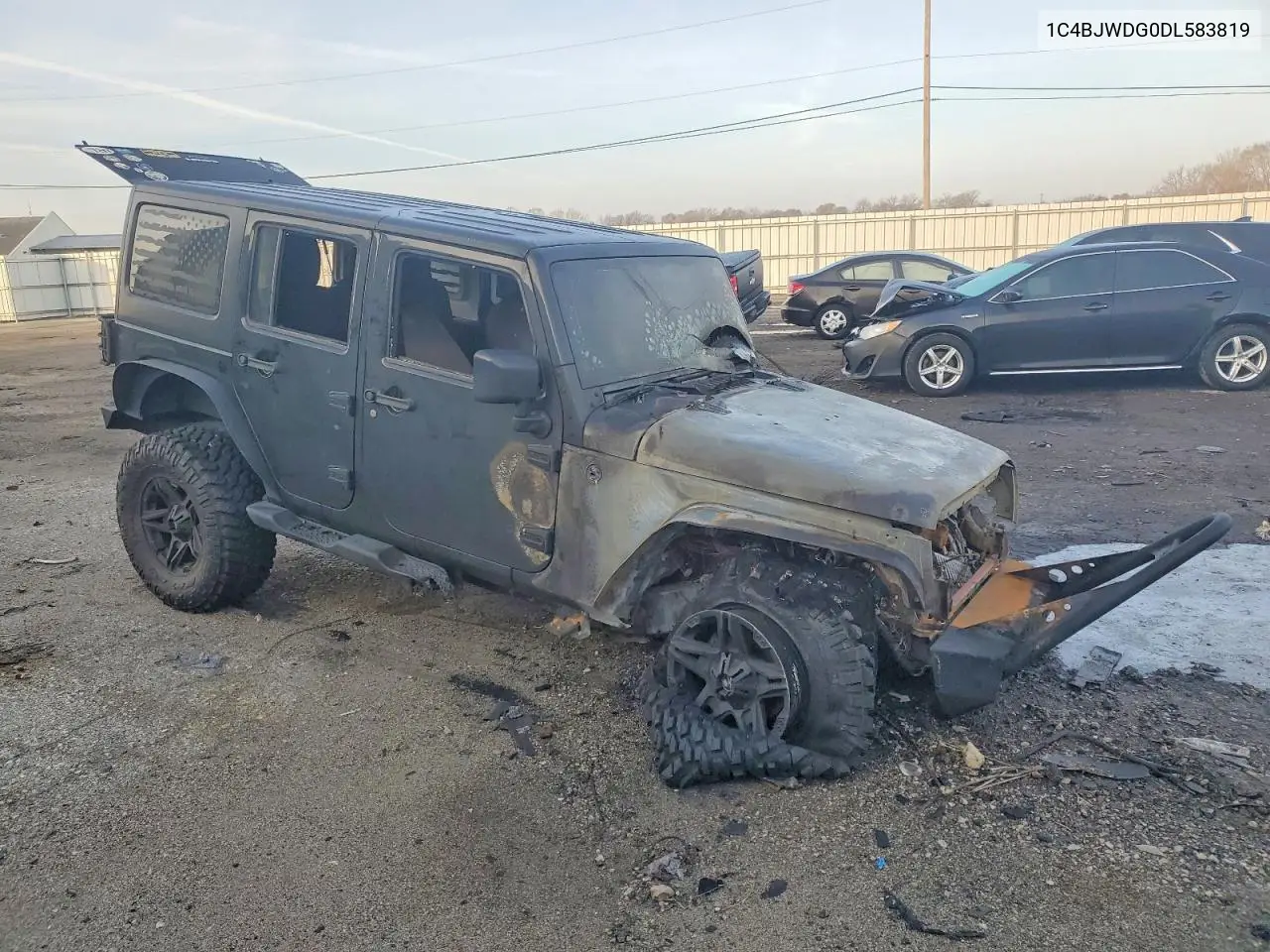 2013 Jeep Wrangler Unlimited Sport VIN: 1C4BJWDG0DL583819 Lot: 97593835