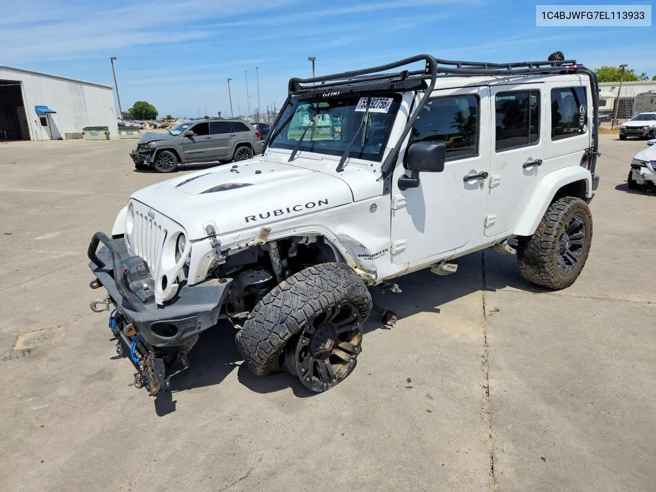 2014 Jeep Wrangler Unlimited Rubicon VIN: 1C4BJWFG7EL113933 Lot: 55192756