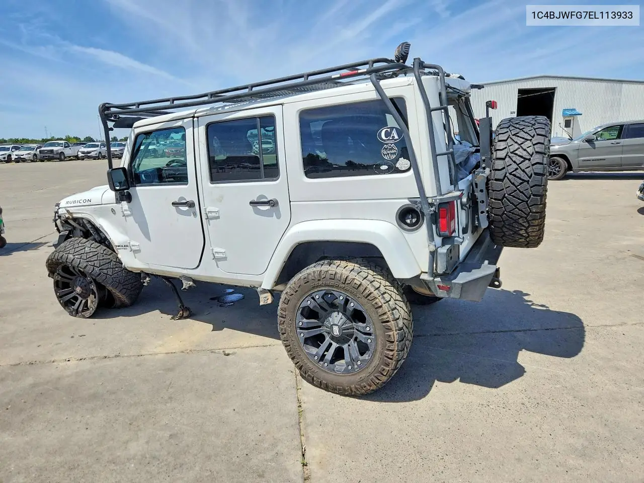 2014 Jeep Wrangler Unlimited Rubicon VIN: 1C4BJWFG7EL113933 Lot: 55192756