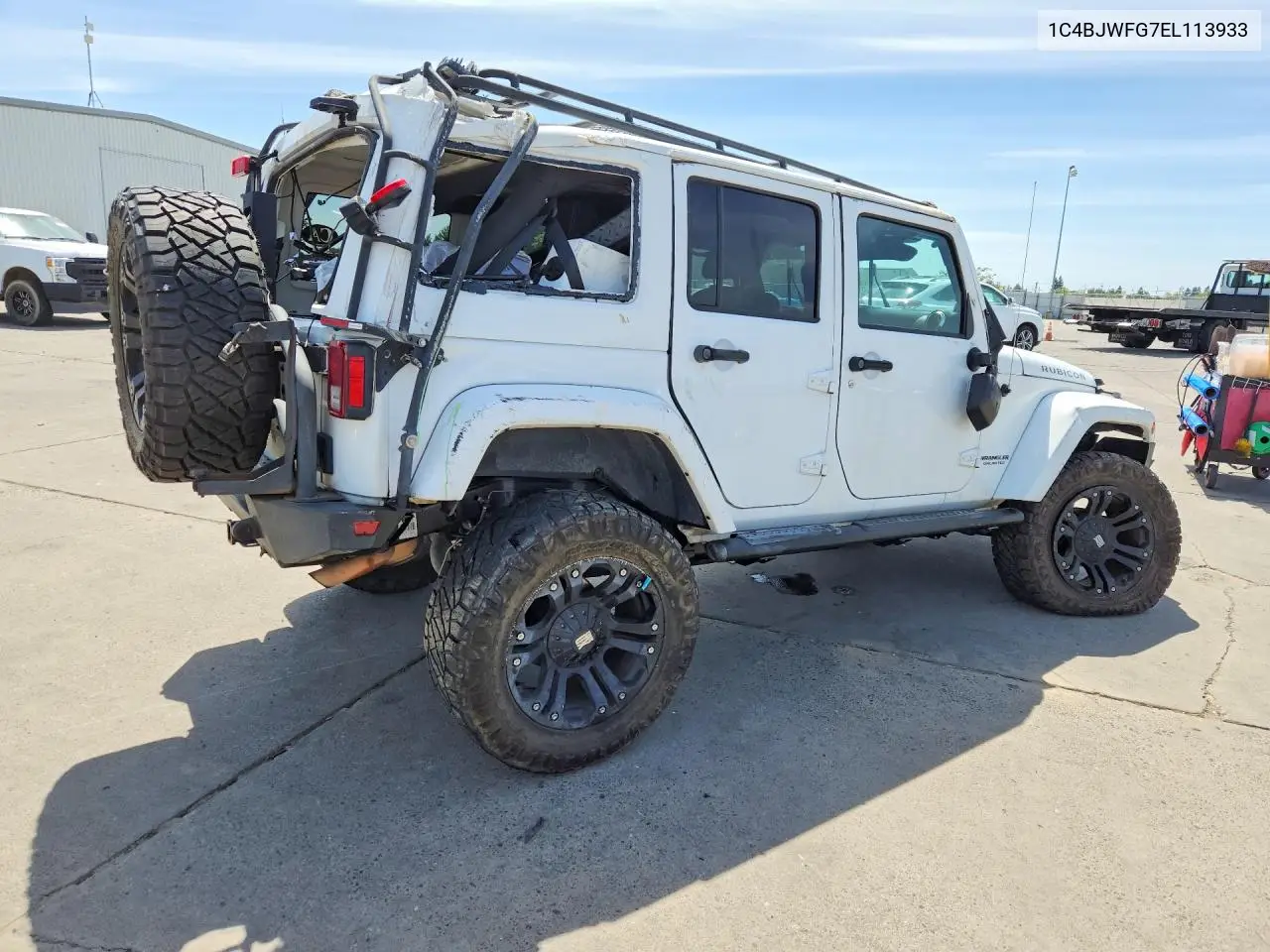 2014 Jeep Wrangler Unlimited Rubicon VIN: 1C4BJWFG7EL113933 Lot: 55192756