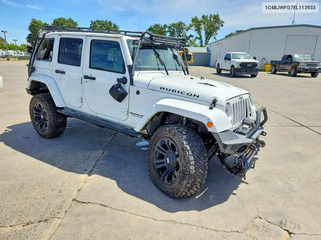 2014 Jeep Wrangler Unlimited Rubicon VIN: 1C4BJWFG7EL113933 Lot: 55192756