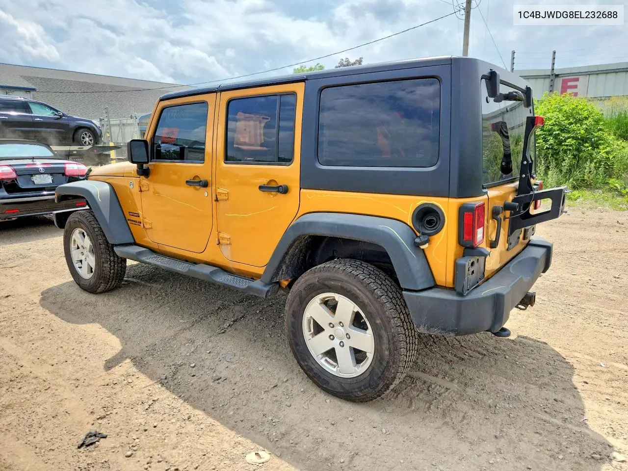 2014 Jeep Wrangler Unlimited Sport VIN: 1C4BJWDG8EL232688 Lot: 56813716
