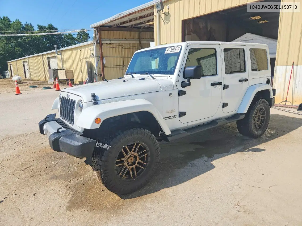 2014 Jeep Wrangler Unlimited Sahara VIN: 1C4BJWEG5EL150710 Lot: 56872256
