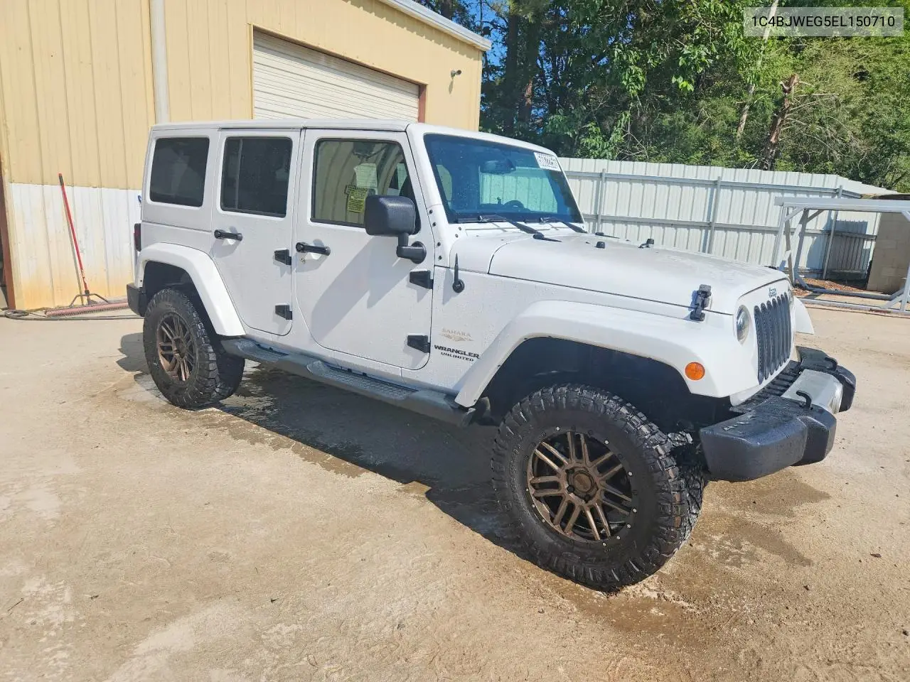 2014 Jeep Wrangler Unlimited Sahara VIN: 1C4BJWEG5EL150710 Lot: 56872256