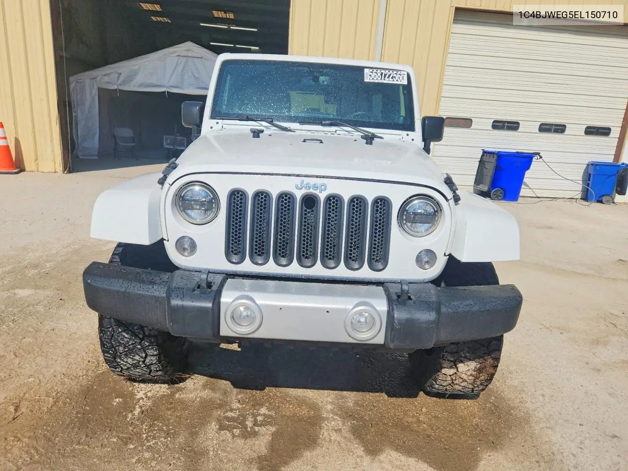 2014 Jeep Wrangler Unlimited Sahara VIN: 1C4BJWEG5EL150710 Lot: 56872256