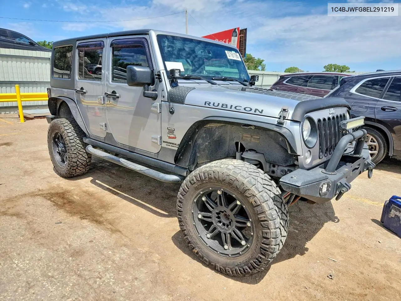 2014 Jeep Wrangler Unlimited Rubicon VIN: 1C4BJWFG8EL291219 Lot: 57161196