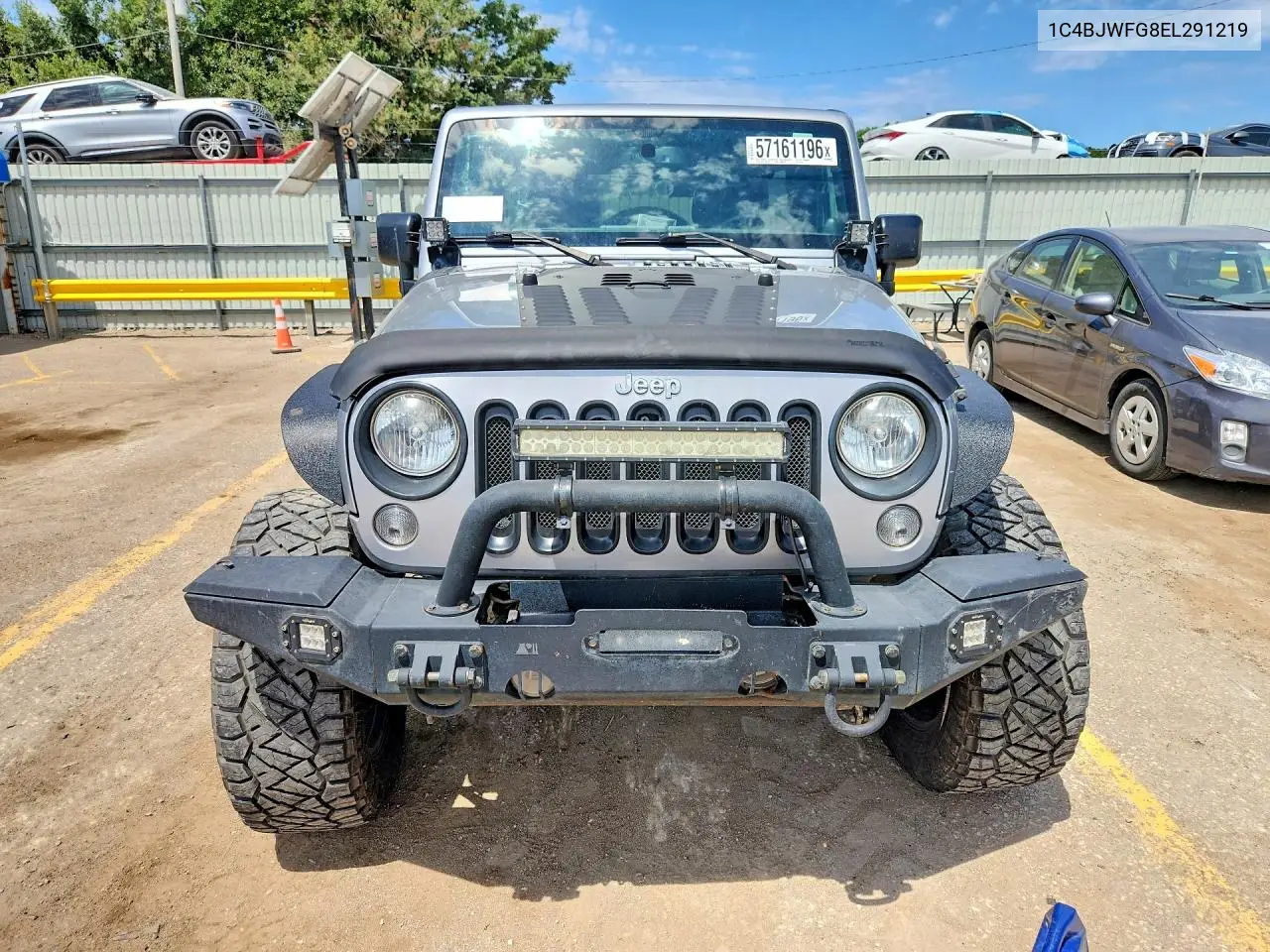 2014 Jeep Wrangler Unlimited Rubicon VIN: 1C4BJWFG8EL291219 Lot: 57161196