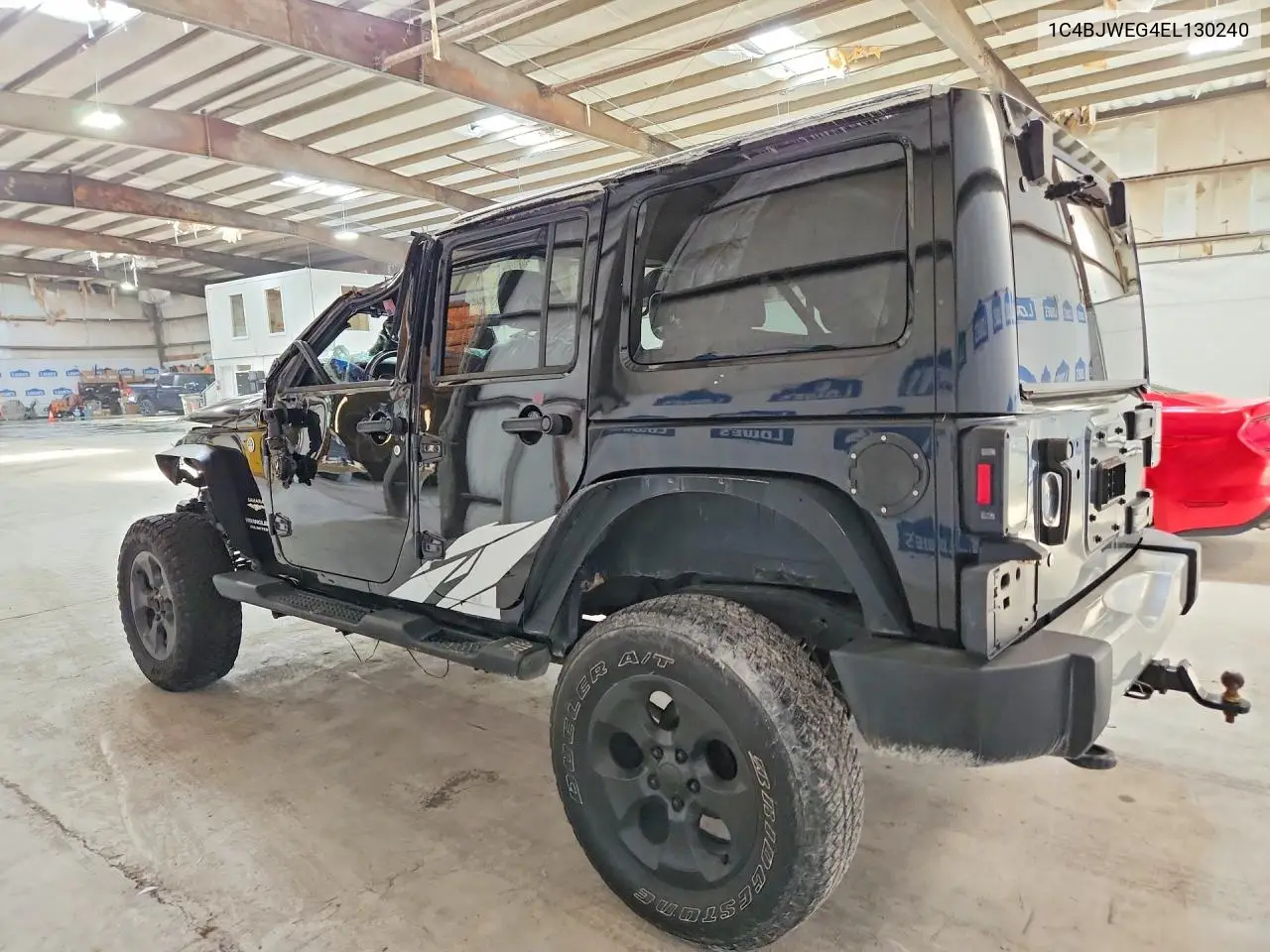 2014 Jeep Wrangler Unlimited Sahara VIN: 1C4BJWEG4EL130240 Lot: 57831616