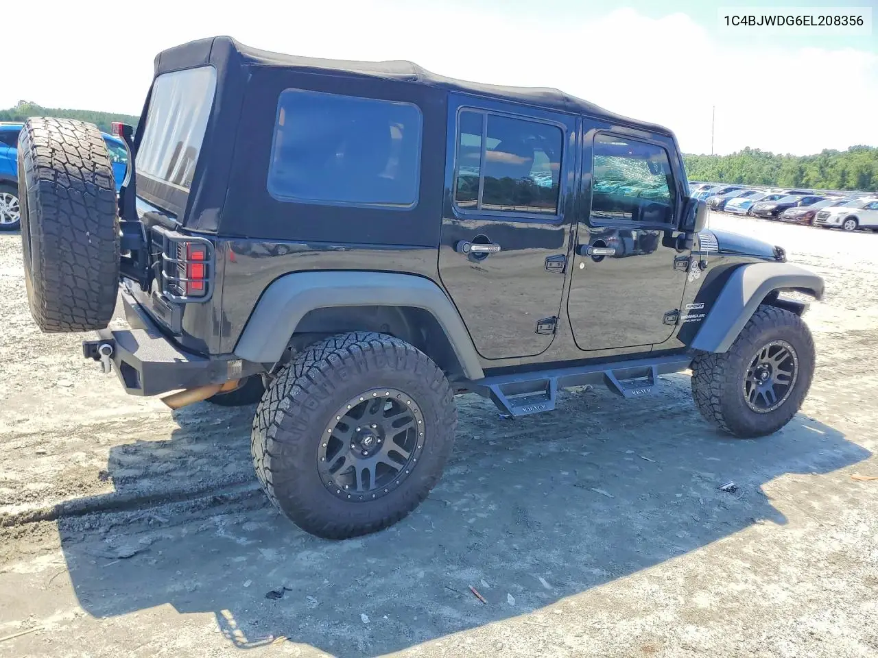 2014 Jeep Wrangler Unlimited Sport VIN: 1C4BJWDG6EL208356 Lot: 60752356