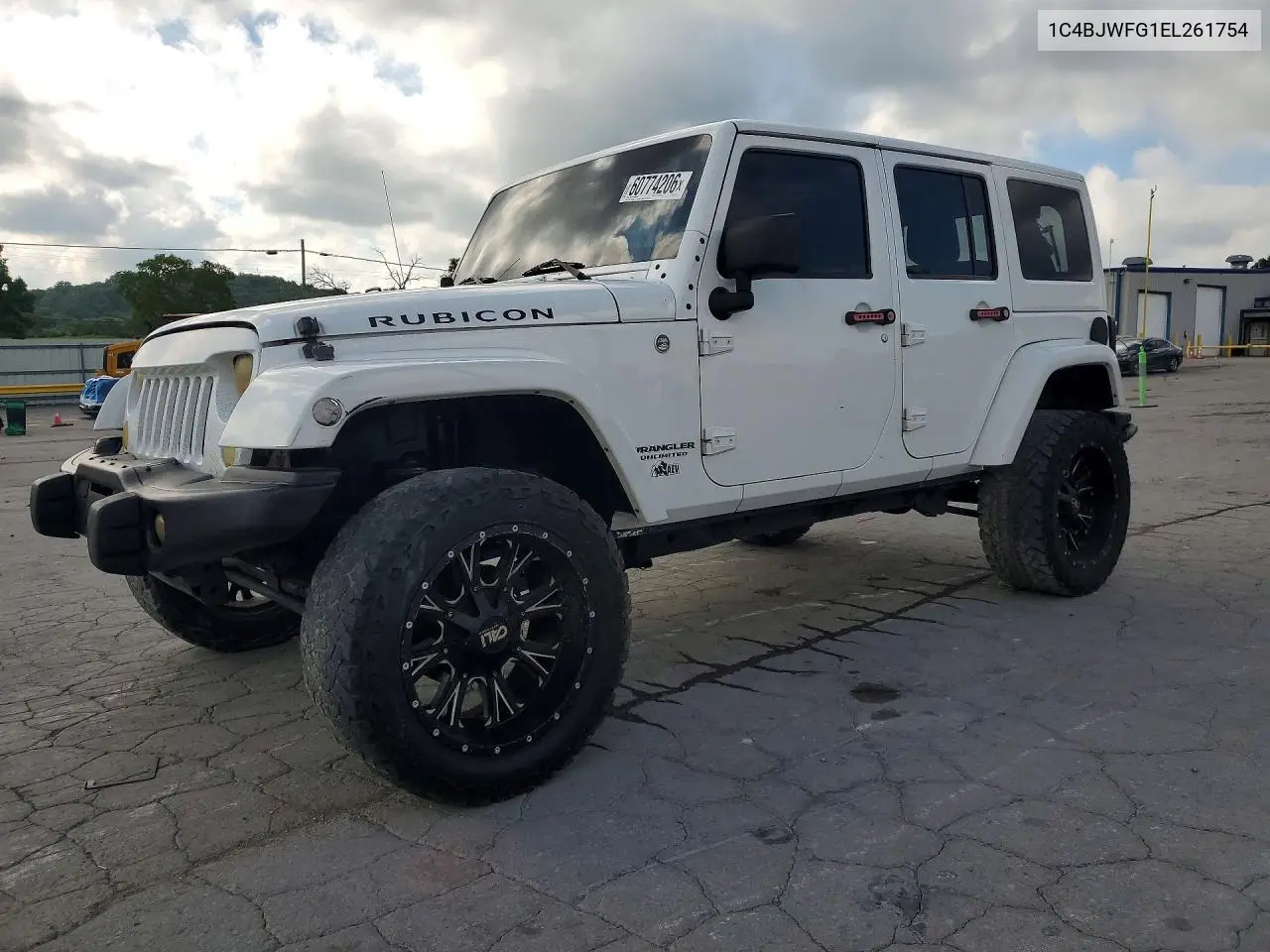 2014 Jeep Wrangler VIN: 1C4BJWFG1EL261754 Lot: 60774206