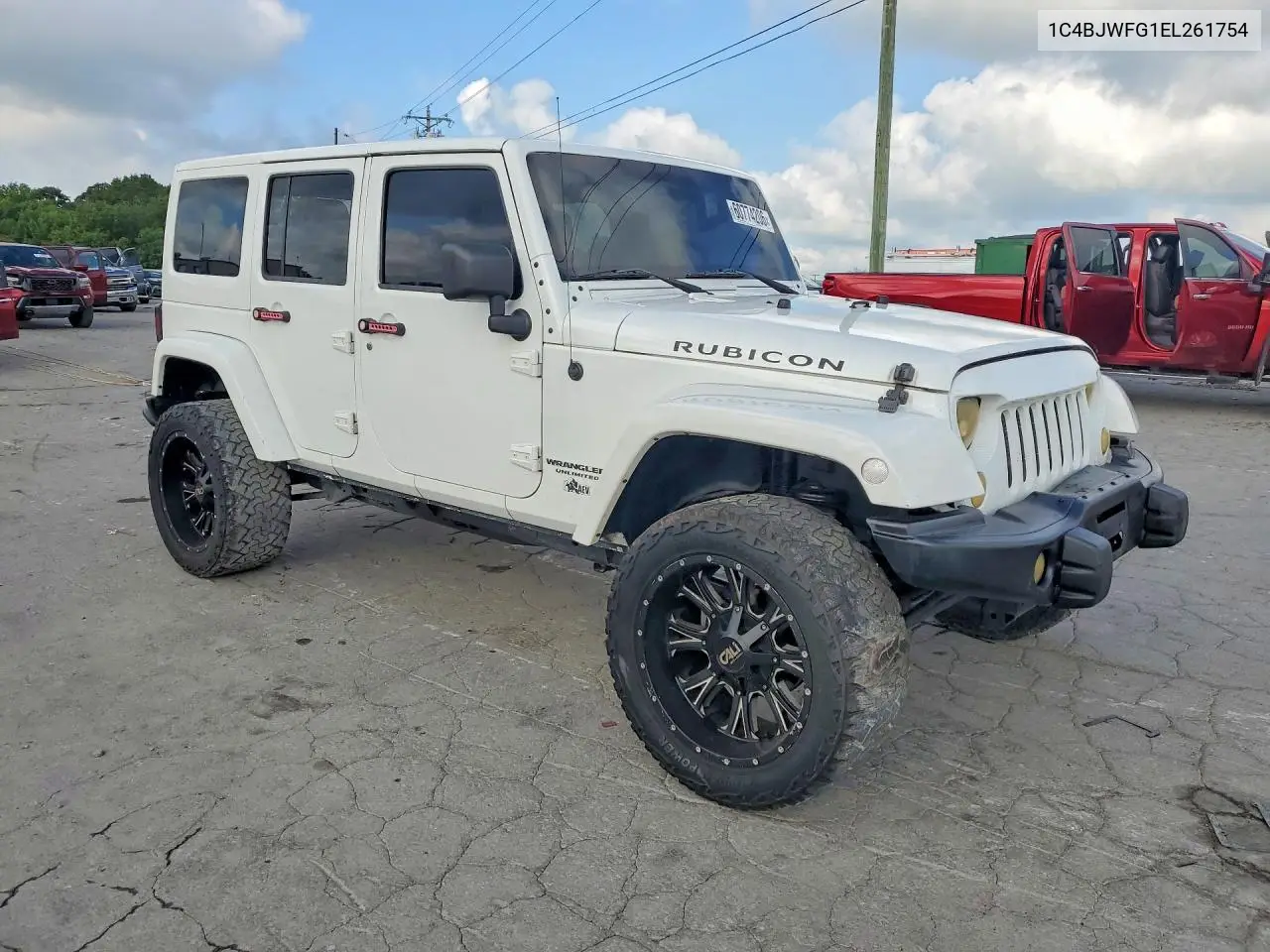 2014 Jeep Wrangler VIN: 1C4BJWFG1EL261754 Lot: 60774206