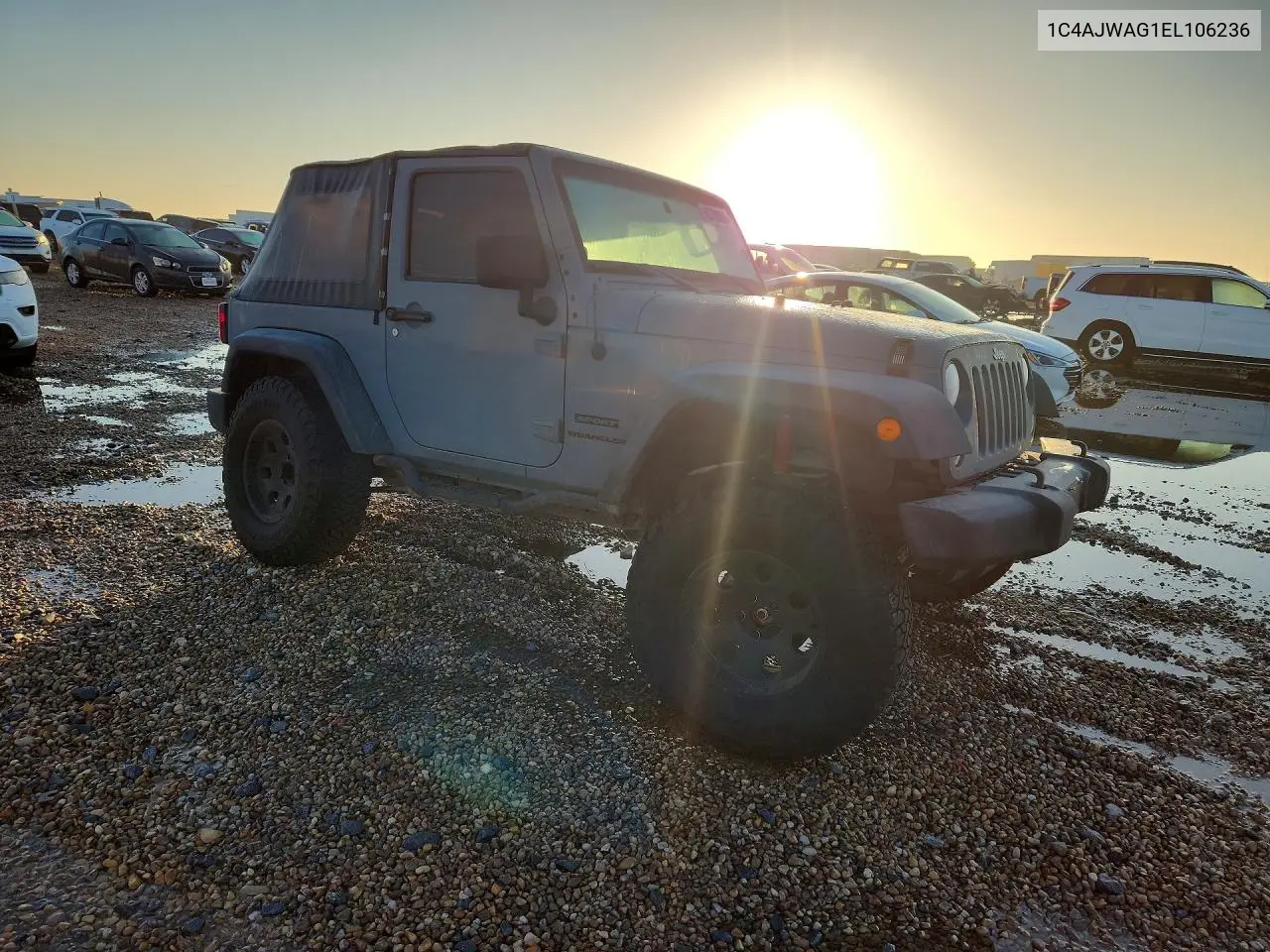 2014 Jeep Wrangler Sport VIN: 1C4AJWAG1EL106236 Lot: 60790986
