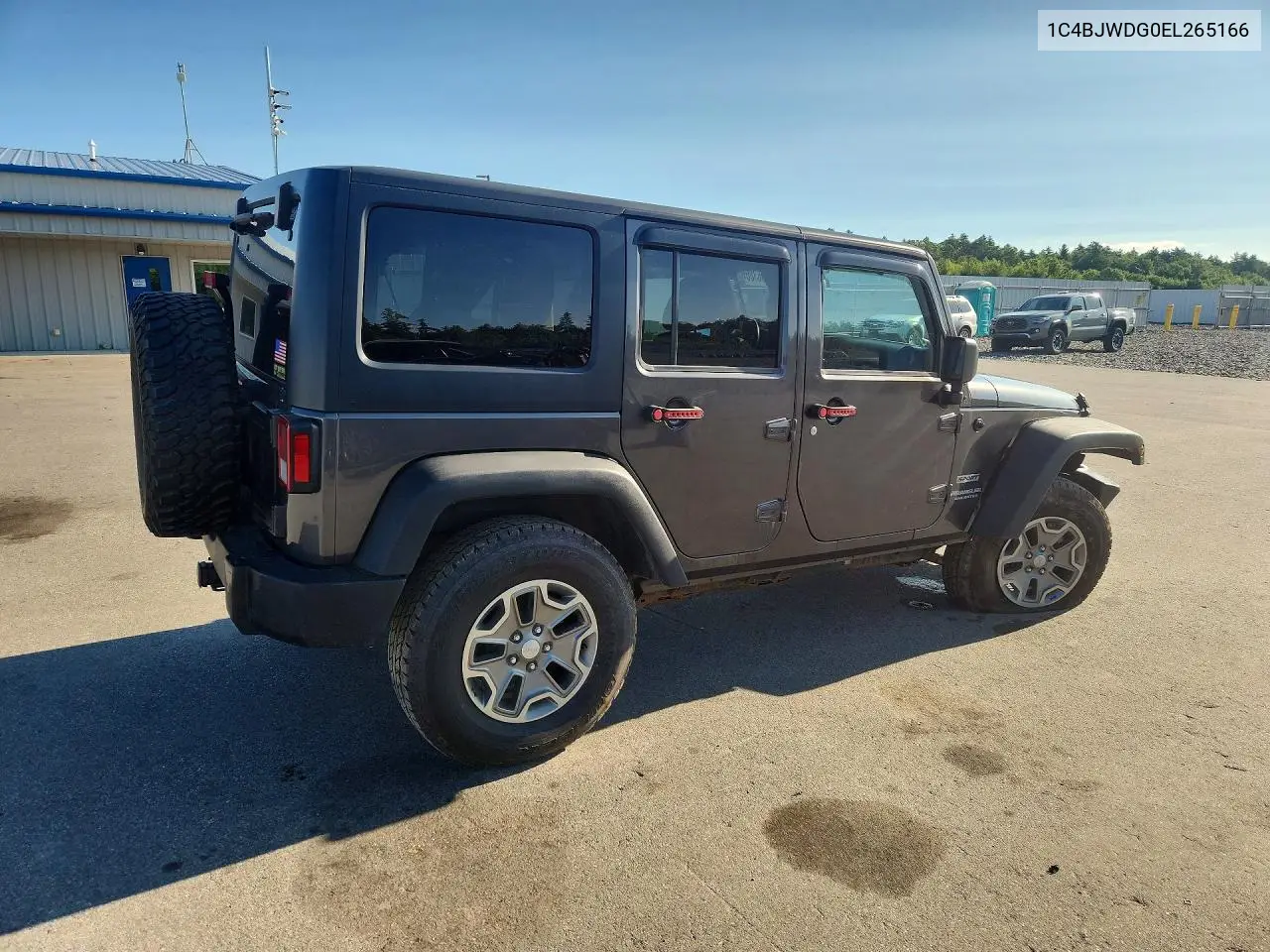 2014 Jeep Wrangler Unlimited Sport VIN: 1C4BJWDG0EL265166 Lot: 60966386