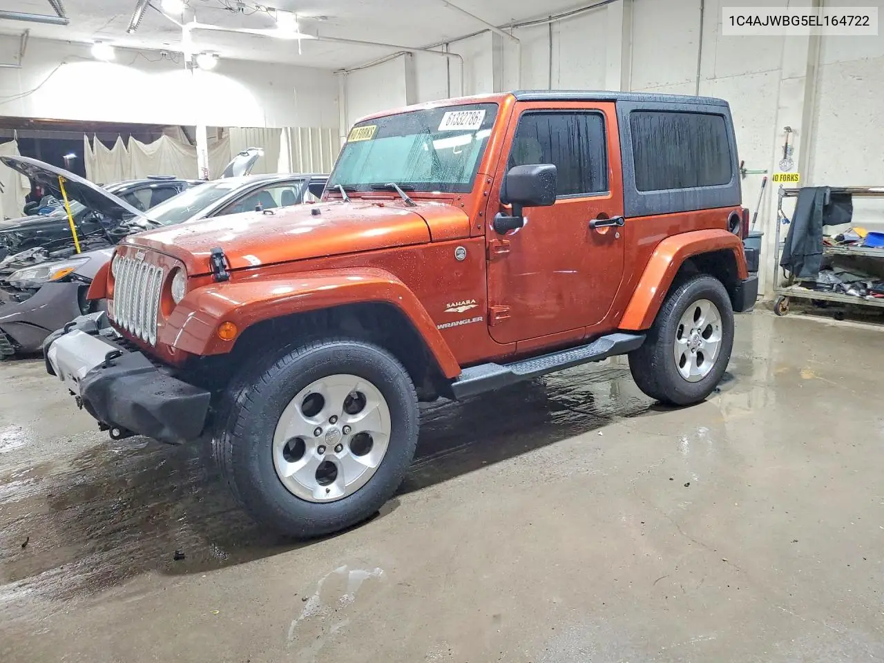 2014 Jeep Wrangler Sahara VIN: 1C4AJWBG5EL164722 Lot: 61332786