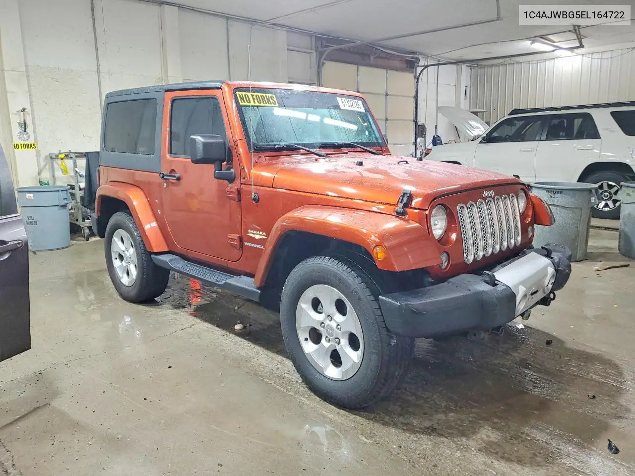 2014 Jeep Wrangler Sahara VIN: 1C4AJWBG5EL164722 Lot: 61332786