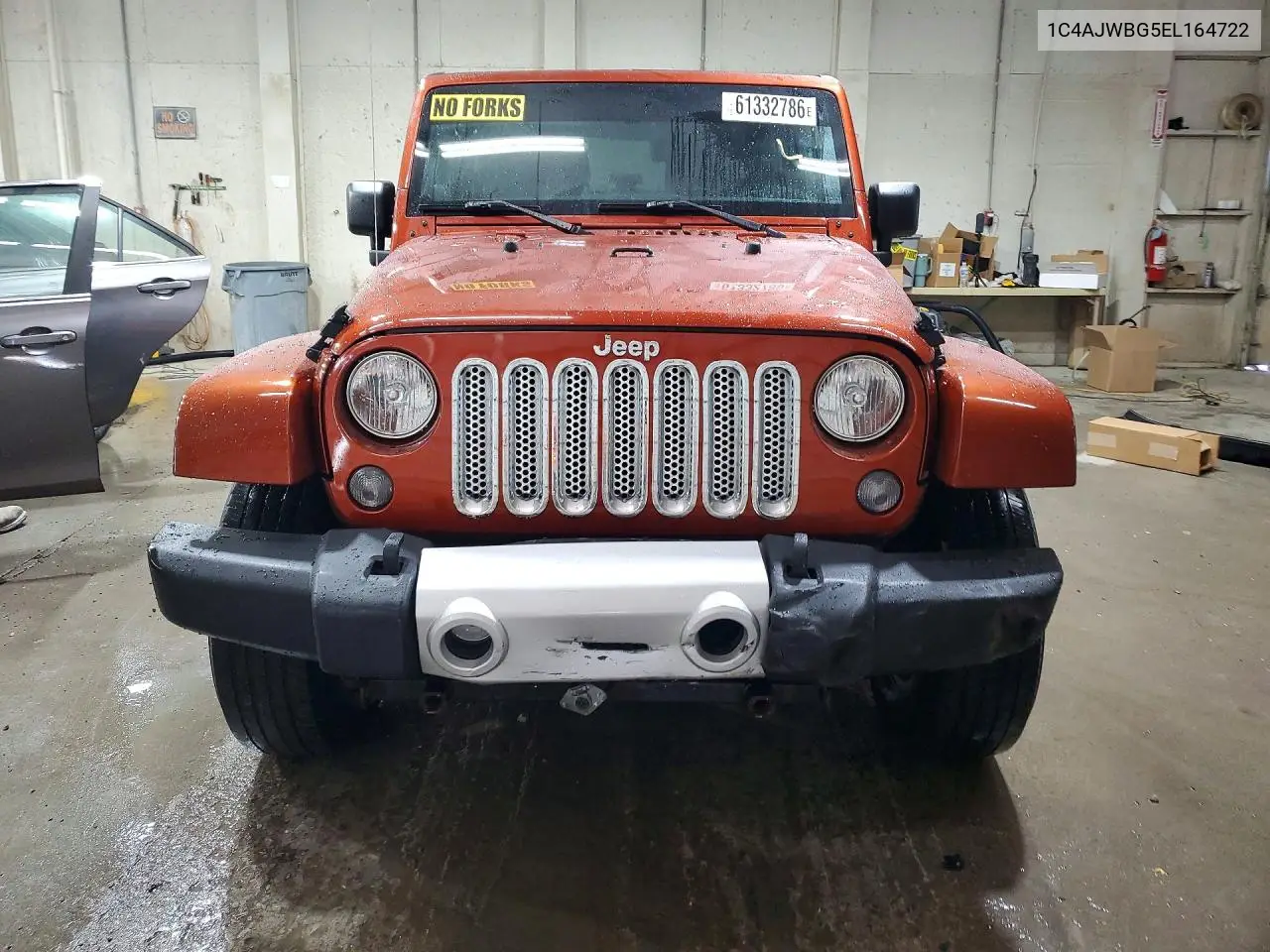 2014 Jeep Wrangler Sahara VIN: 1C4AJWBG5EL164722 Lot: 61332786