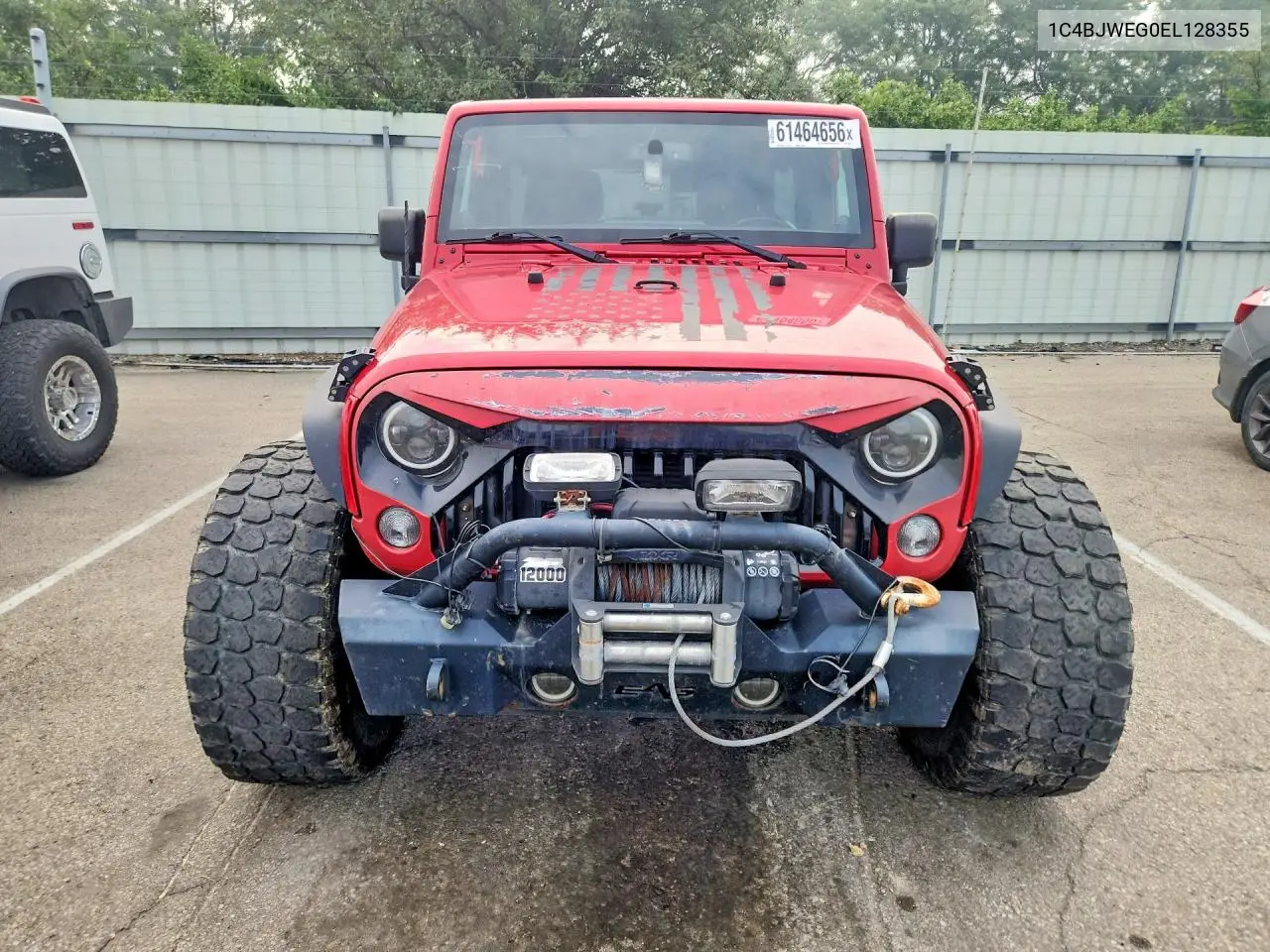2014 Jeep Wrangler Unlimited Sahara VIN: 1C4BJWEG0EL128355 Lot: 61464656
