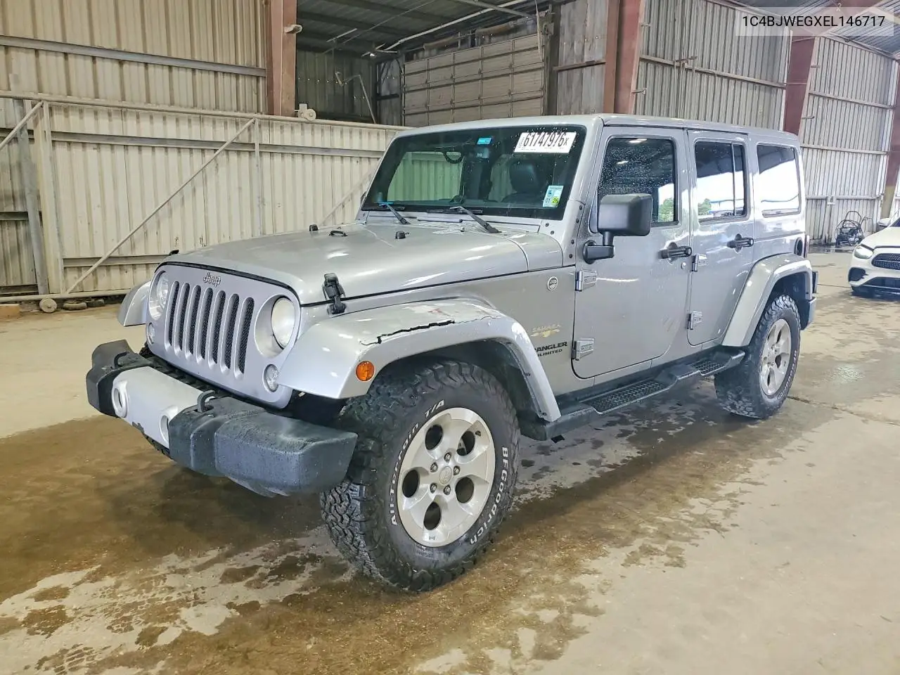 2014 Jeep Wrangler Unlimited Sahara VIN: 1C4BJWEGXEL146717 Lot: 61747976
