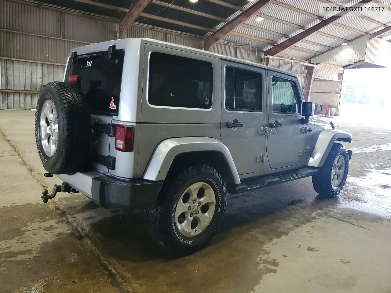 2014 Jeep Wrangler Unlimited Sahara VIN: 1C4BJWEGXEL146717 Lot: 61747976