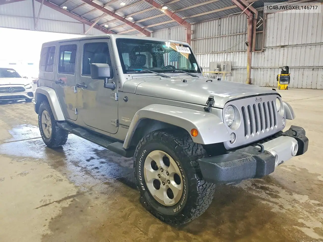 2014 Jeep Wrangler Unlimited Sahara VIN: 1C4BJWEGXEL146717 Lot: 61747976