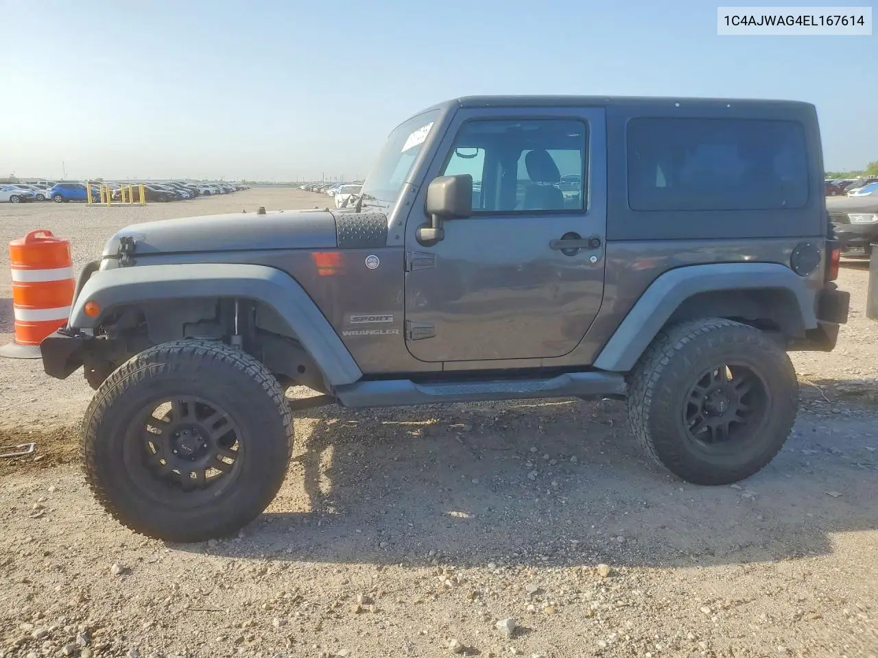 2014 Jeep Wrangler Sport VIN: 1C4AJWAG4EL167614 Lot: 61871266