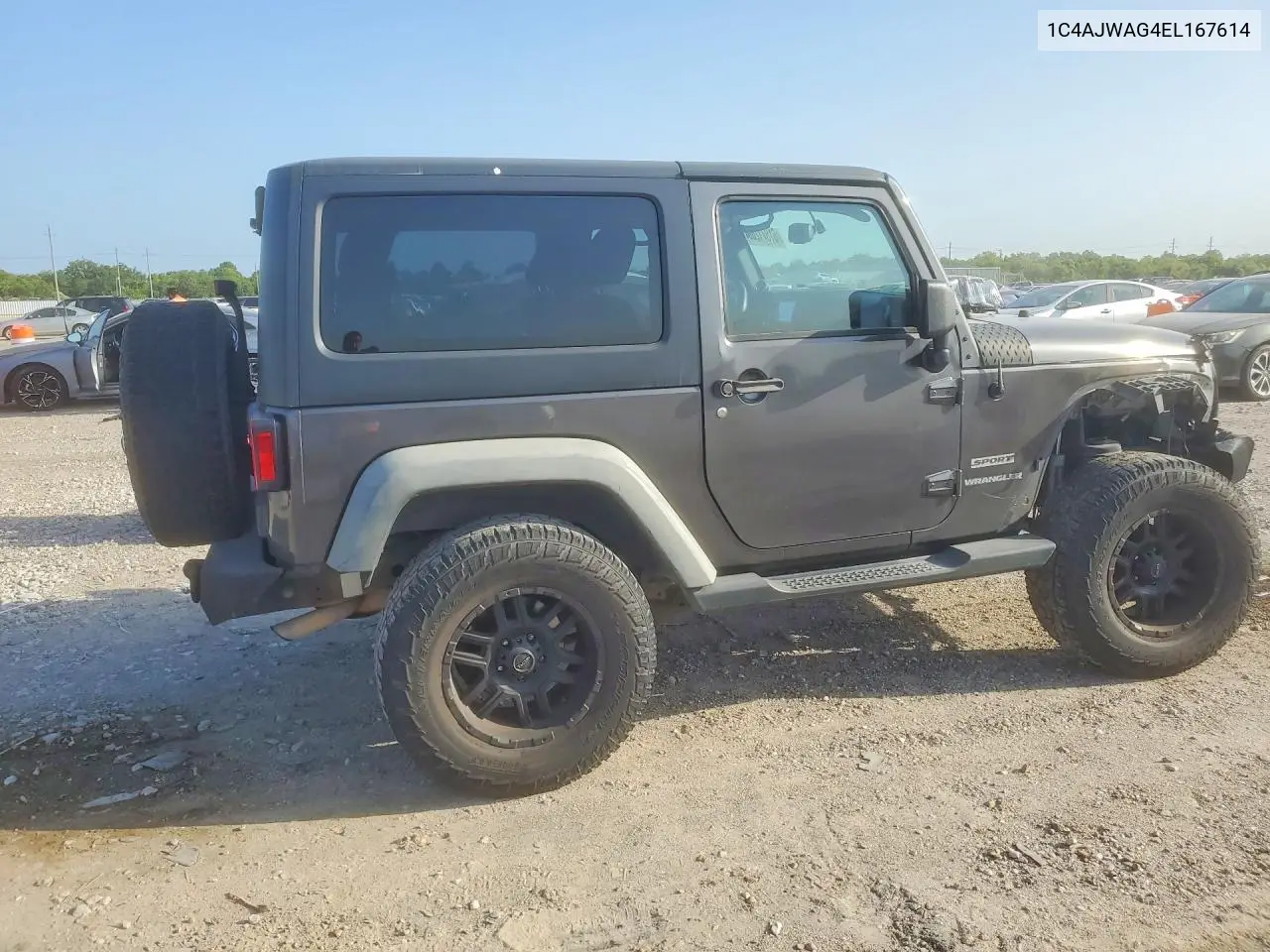 2014 Jeep Wrangler Sport VIN: 1C4AJWAG4EL167614 Lot: 61871266