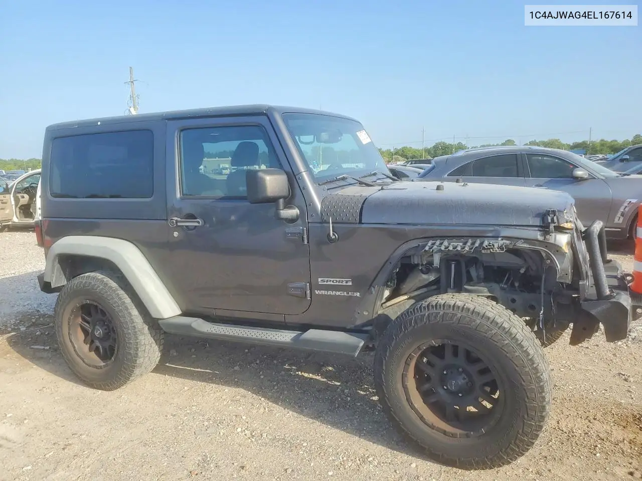 2014 Jeep Wrangler Sport VIN: 1C4AJWAG4EL167614 Lot: 61871266