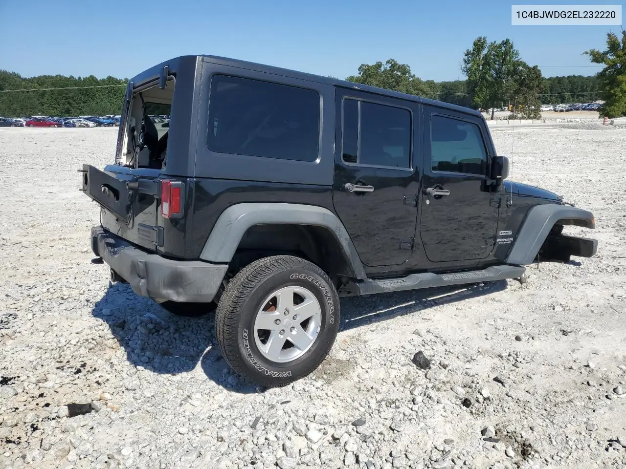 1C4BJWDG2EL232220 2014 Jeep Wrangler Unlimited Sport Sport