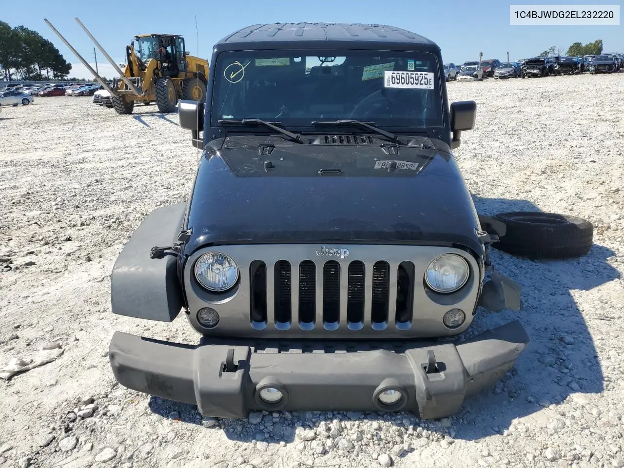 1C4BJWDG2EL232220 2014 Jeep Wrangler Unlimited Sport Sport
