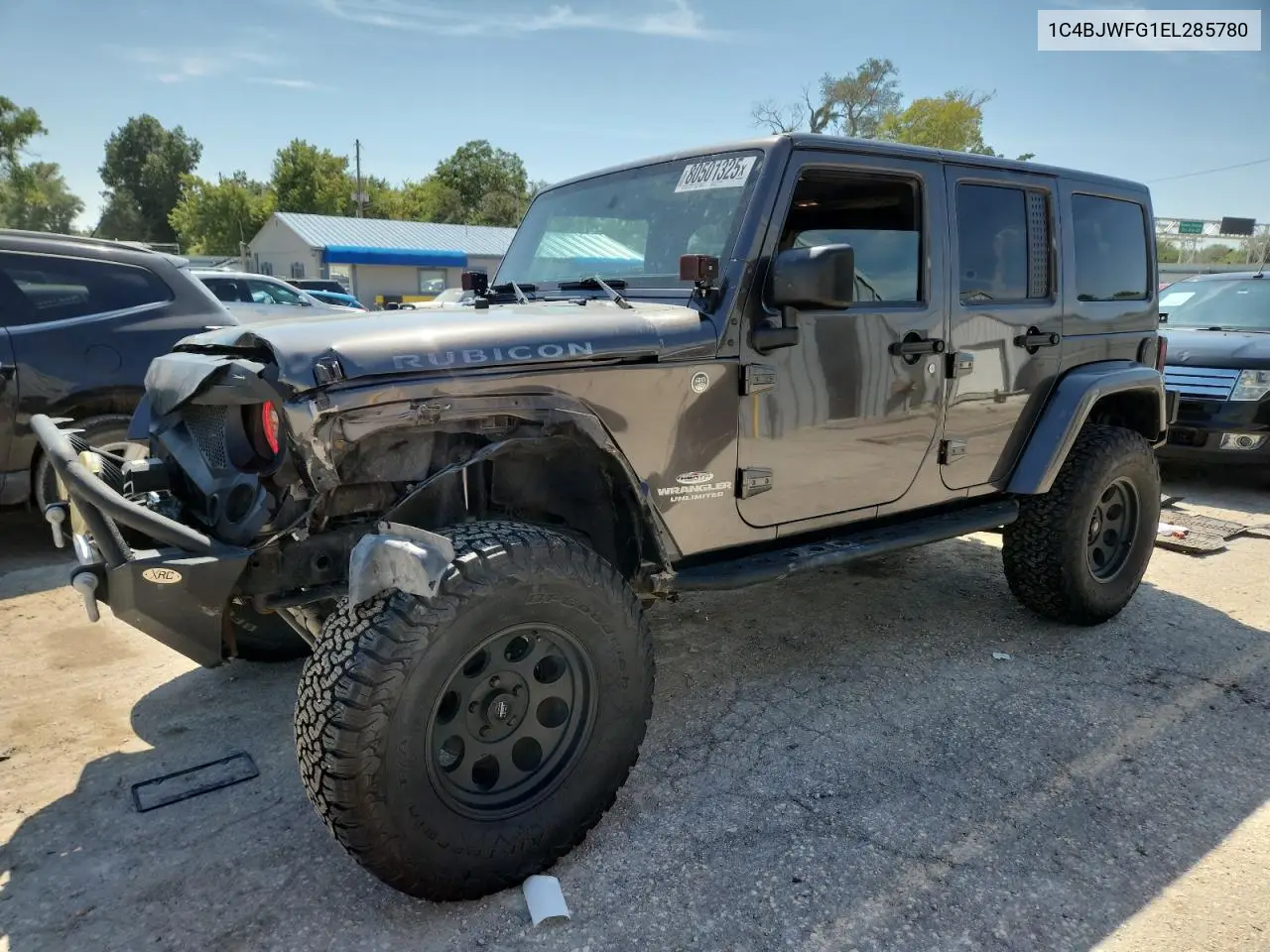 1C4BJWFG1EL285780 2014 Jeep Wrangler Unlimited Rubicon