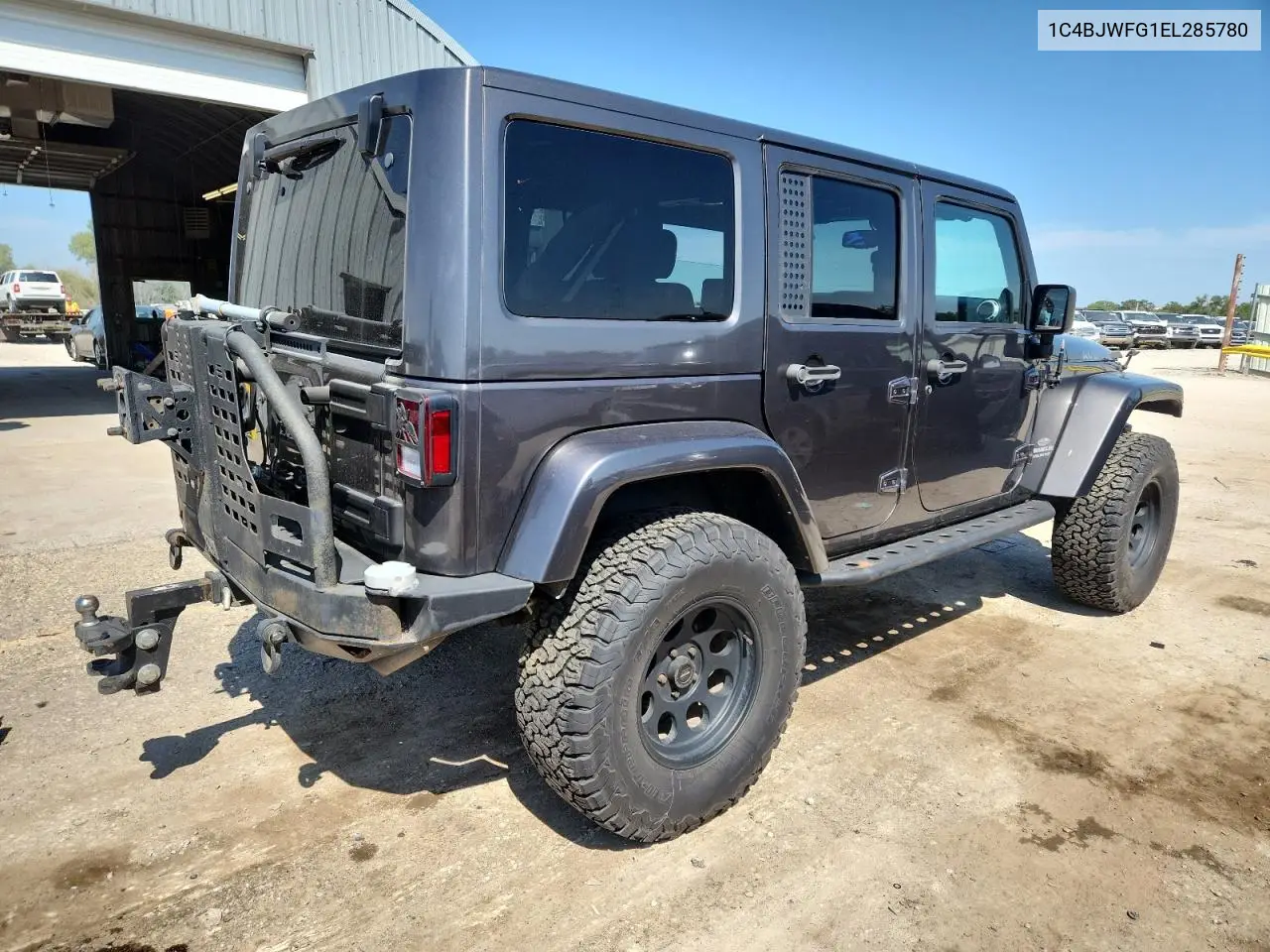 1C4BJWFG1EL285780 2014 Jeep Wrangler Unlimited Rubicon