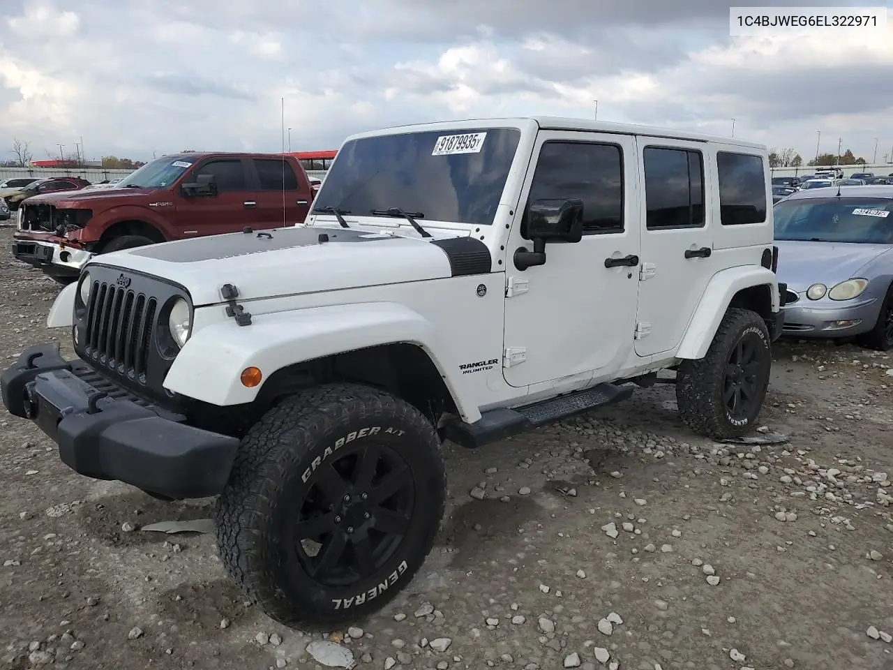 1C4BJWEG6EL322971 2014 Jeep Wrangler Unlimited Sahara