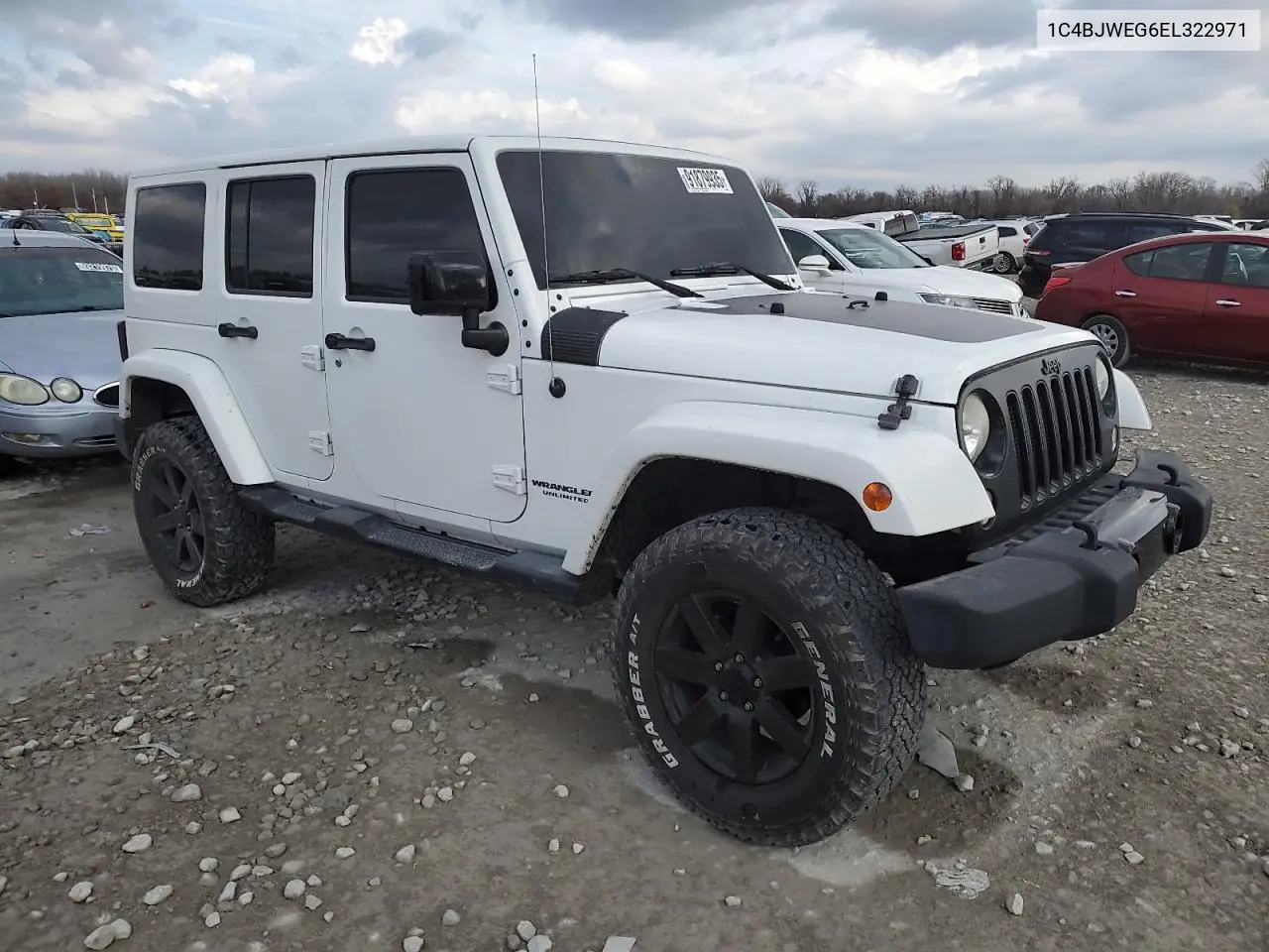 1C4BJWEG6EL322971 2014 Jeep Wrangler Unlimited Sahara