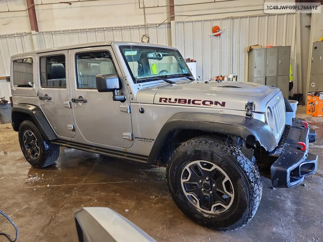 2015 Jeep Wrangler Unlimited Rubicon VIN: 1C4BJWFG9FL766412 Lot: 54333286