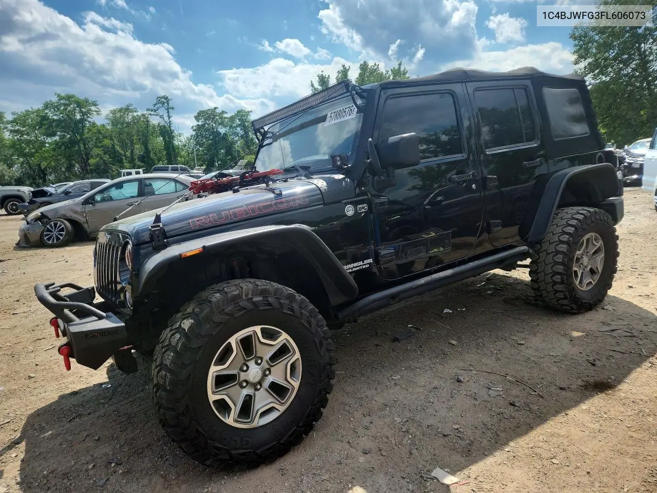 2015 Jeep Wrangler Unlimited Rubicon VIN: 1C4BJWFG3FL606073 Lot: 57880576