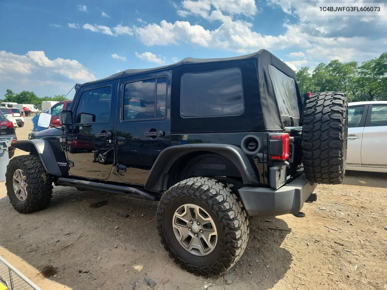 2015 Jeep Wrangler Unlimited Rubicon VIN: 1C4BJWFG3FL606073 Lot: 57880576