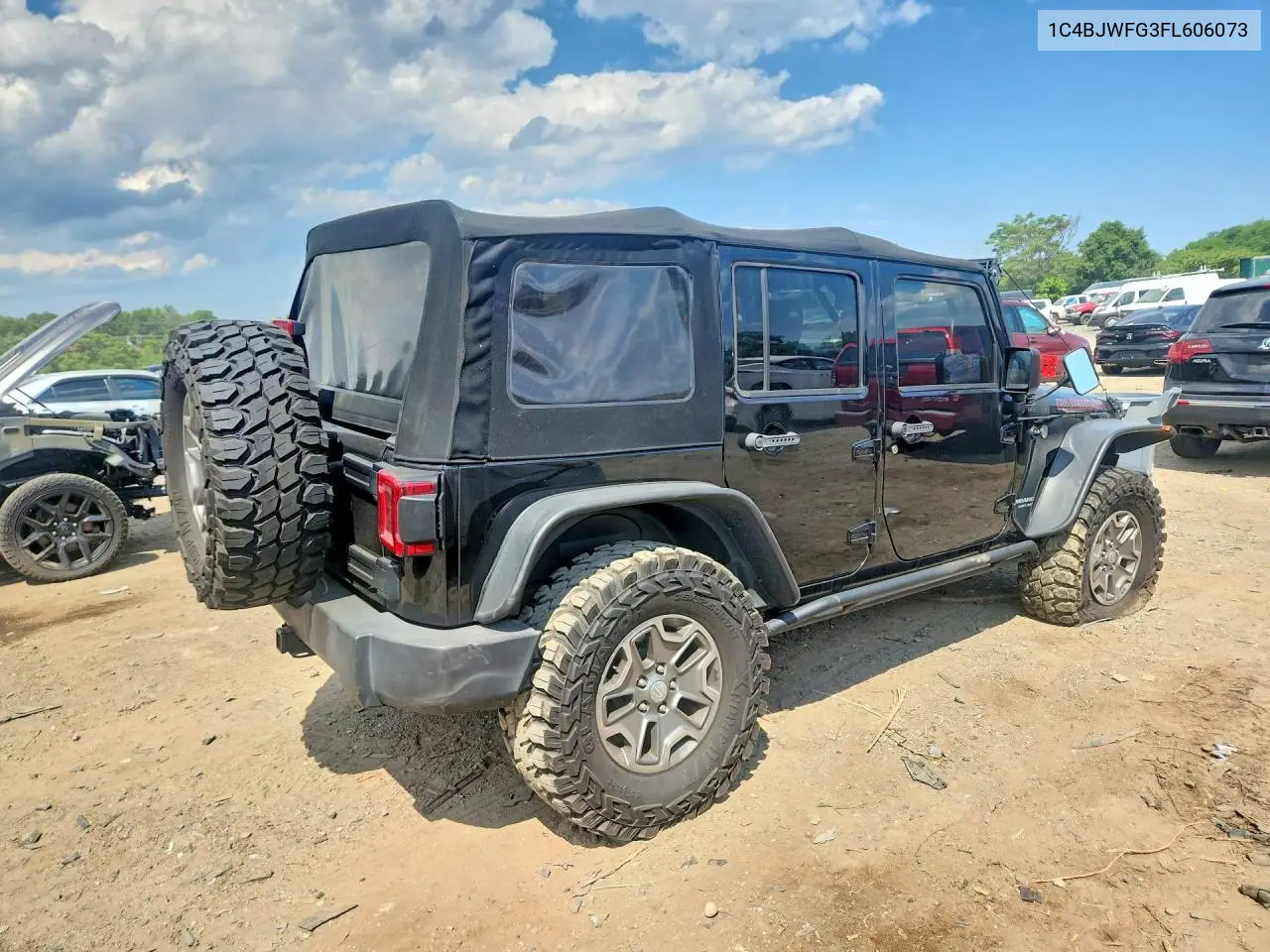 2015 Jeep Wrangler Unlimited Rubicon VIN: 1C4BJWFG3FL606073 Lot: 57880576