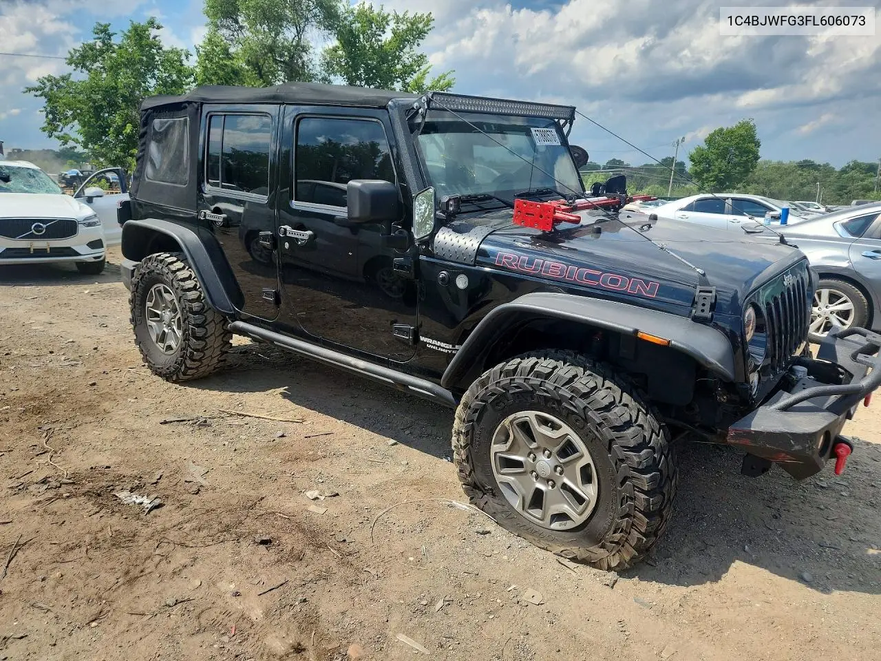 2015 Jeep Wrangler Unlimited Rubicon VIN: 1C4BJWFG3FL606073 Lot: 57880576