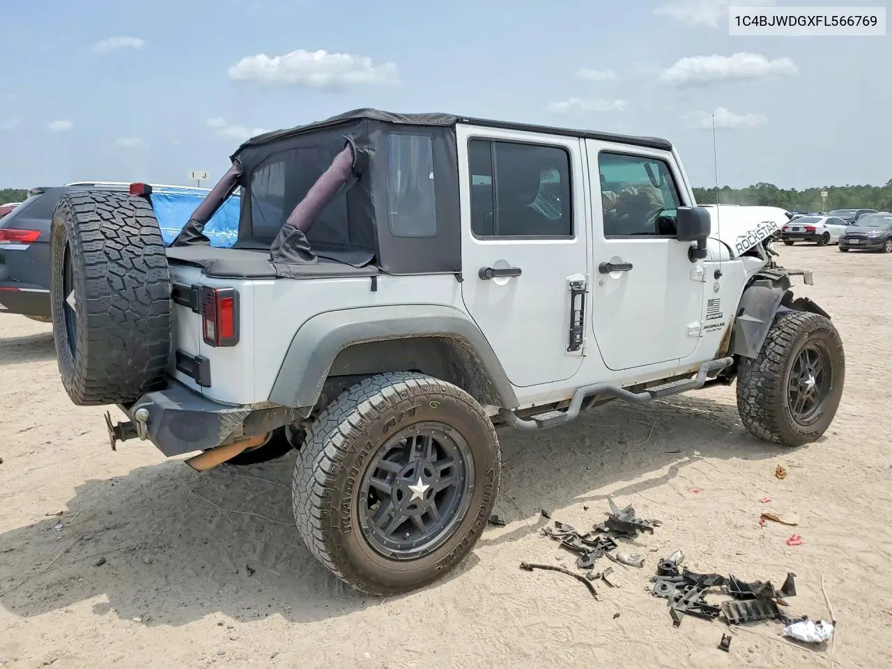 2015 Jeep Wrangler Unlimited Sport VIN: 1C4BJWDGXFL566769 Lot: 58616196