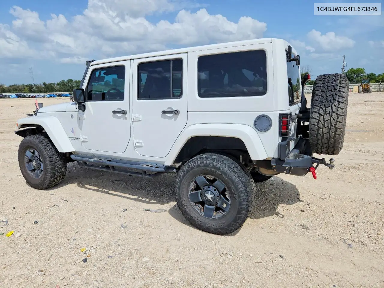 2015 Jeep Wrangler Unlimited Rubicon VIN: 1C4BJWFG4FL673846 Lot: 61522406