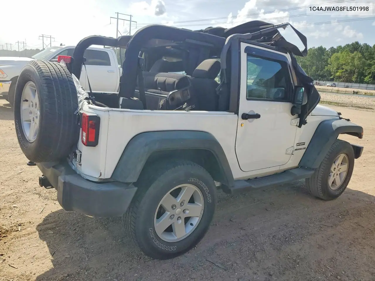 2015 Jeep Wrangler Sport VIN: 1C4AJWAG8FL501998 Lot: 61572096