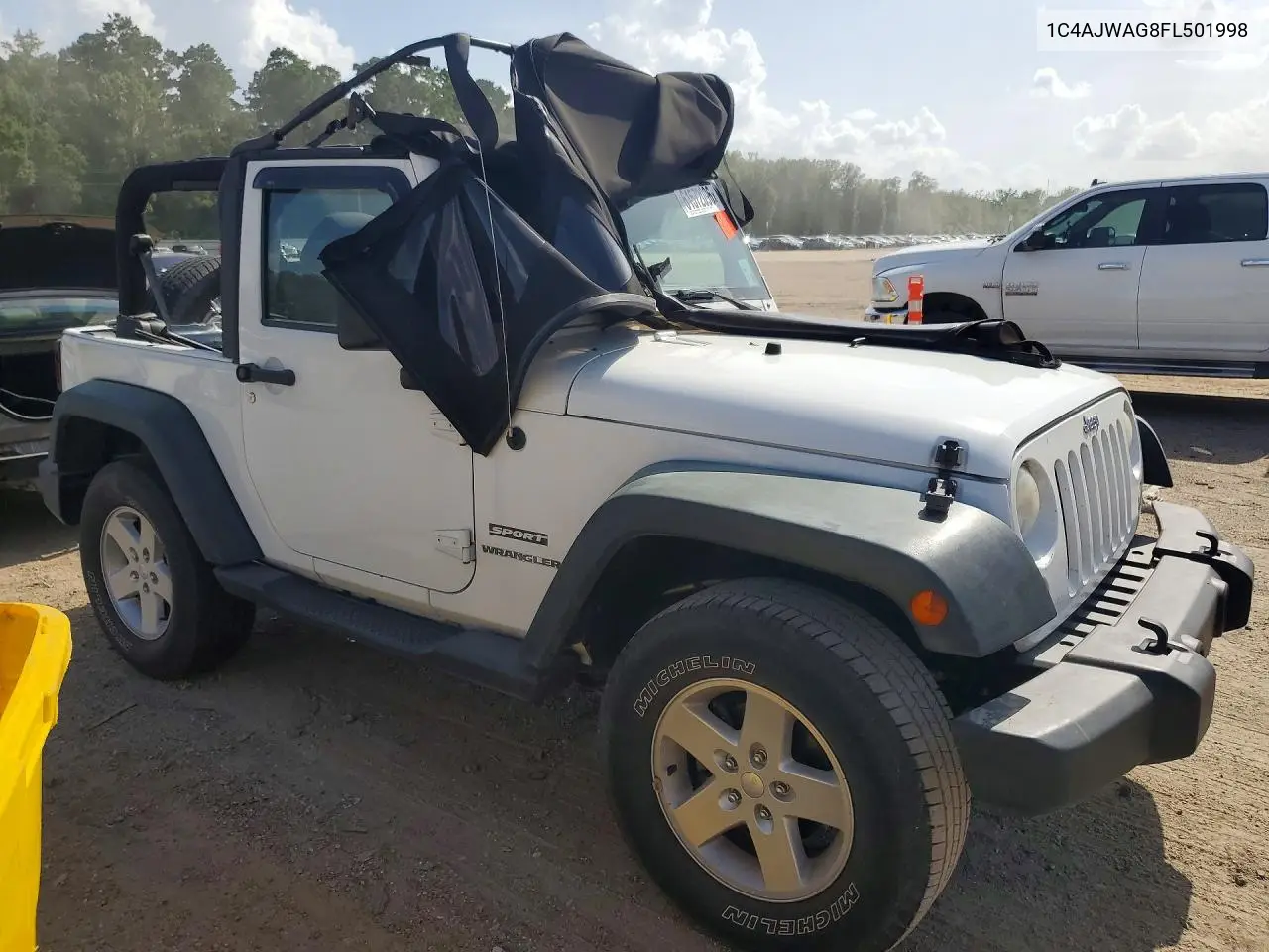 2015 Jeep Wrangler Sport VIN: 1C4AJWAG8FL501998 Lot: 61572096