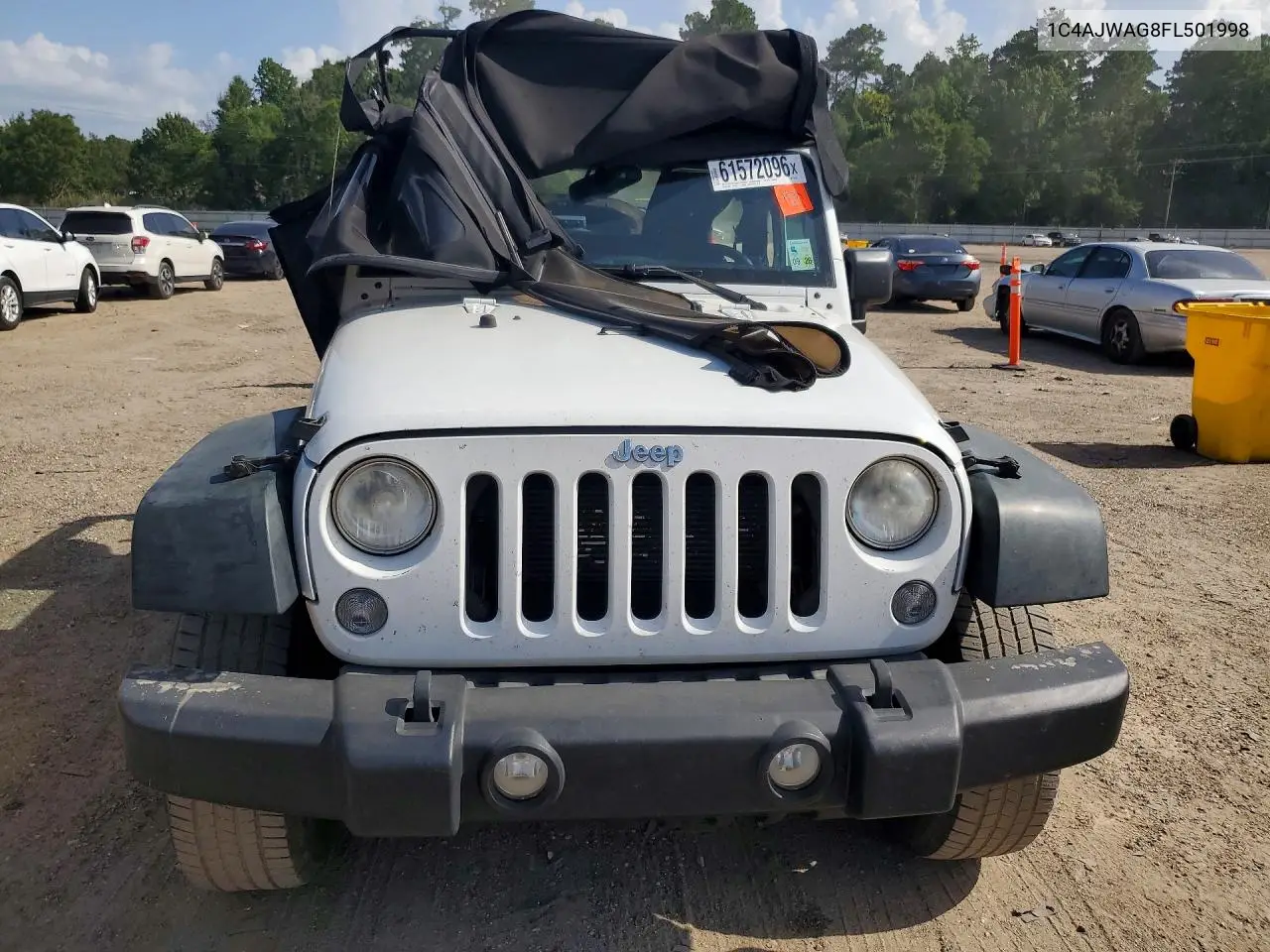 2015 Jeep Wrangler Sport VIN: 1C4AJWAG8FL501998 Lot: 61572096
