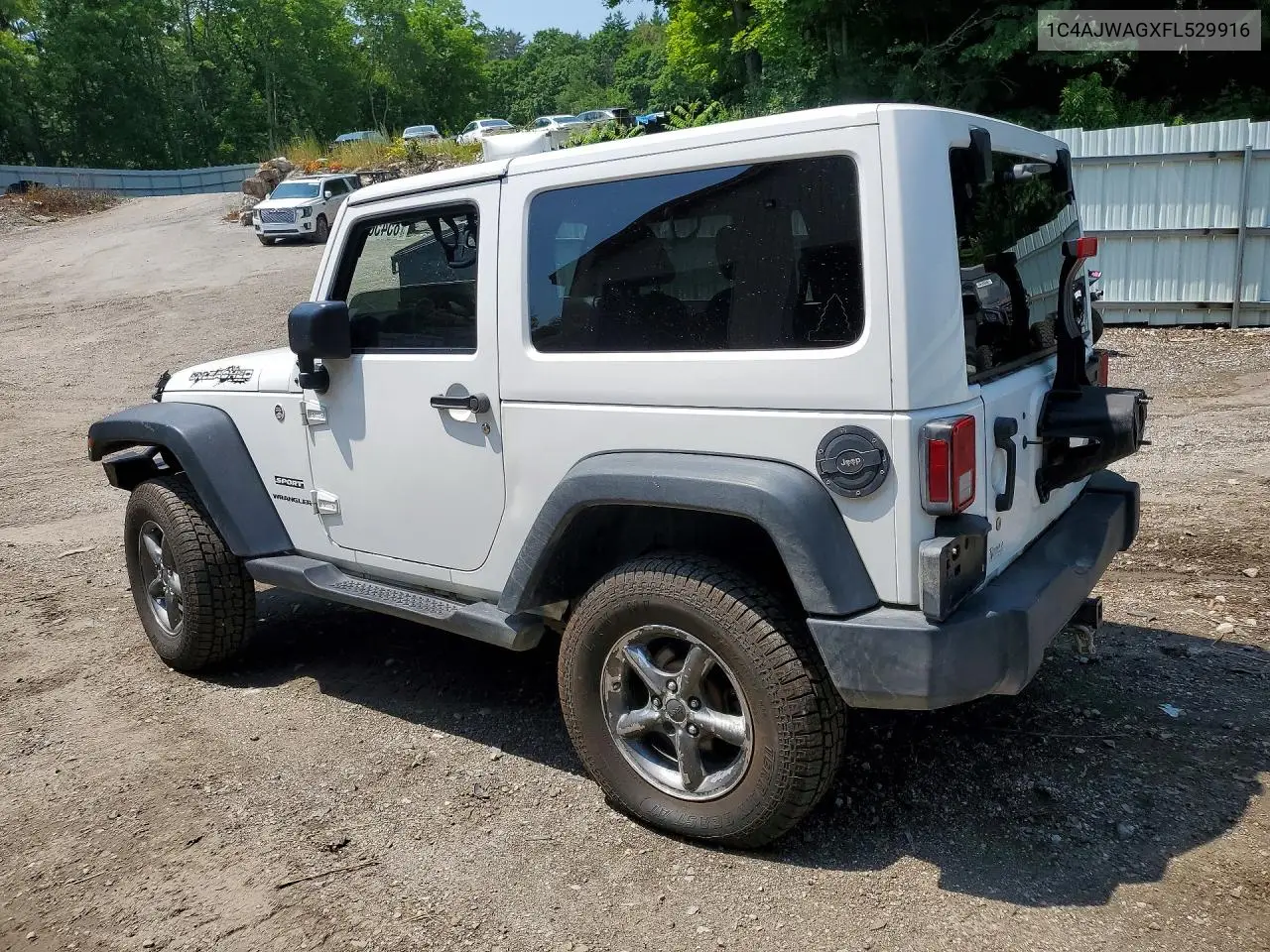 2015 Jeep Wrangler Sport VIN: 1C4AJWAGXFL529916 Lot: 85456345